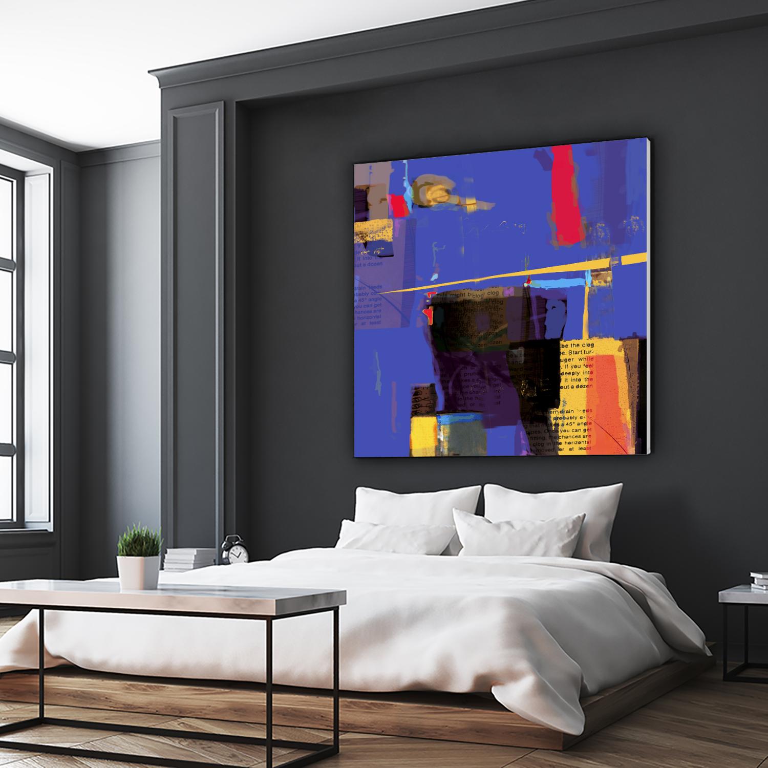 Memories I by Daniel Tollas on GIANT ART - yellow abstract