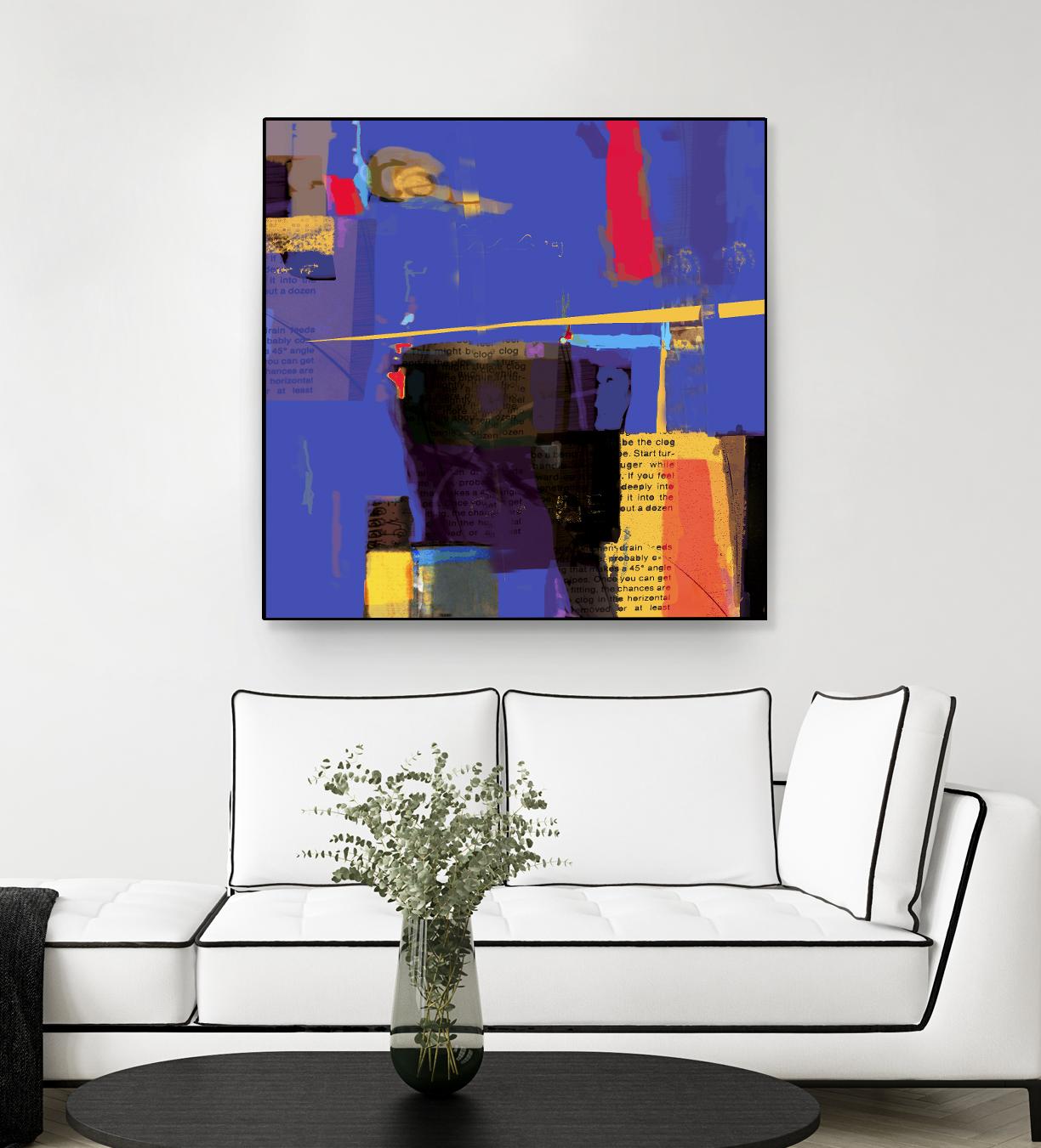 Memories I by Daniel Tollas on GIANT ART - yellow abstract
