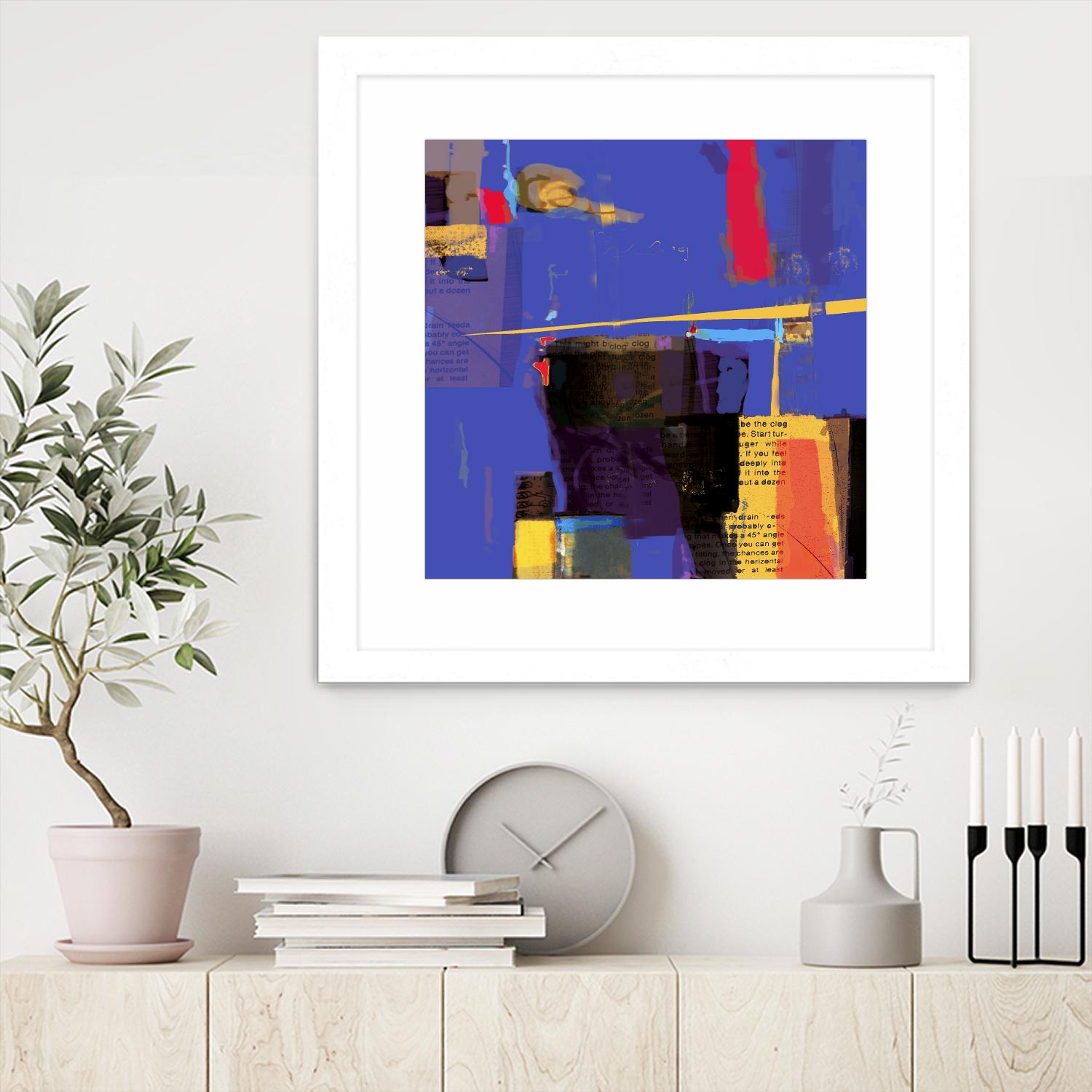 Memories I by Daniel Tollas on GIANT ART - yellow abstract