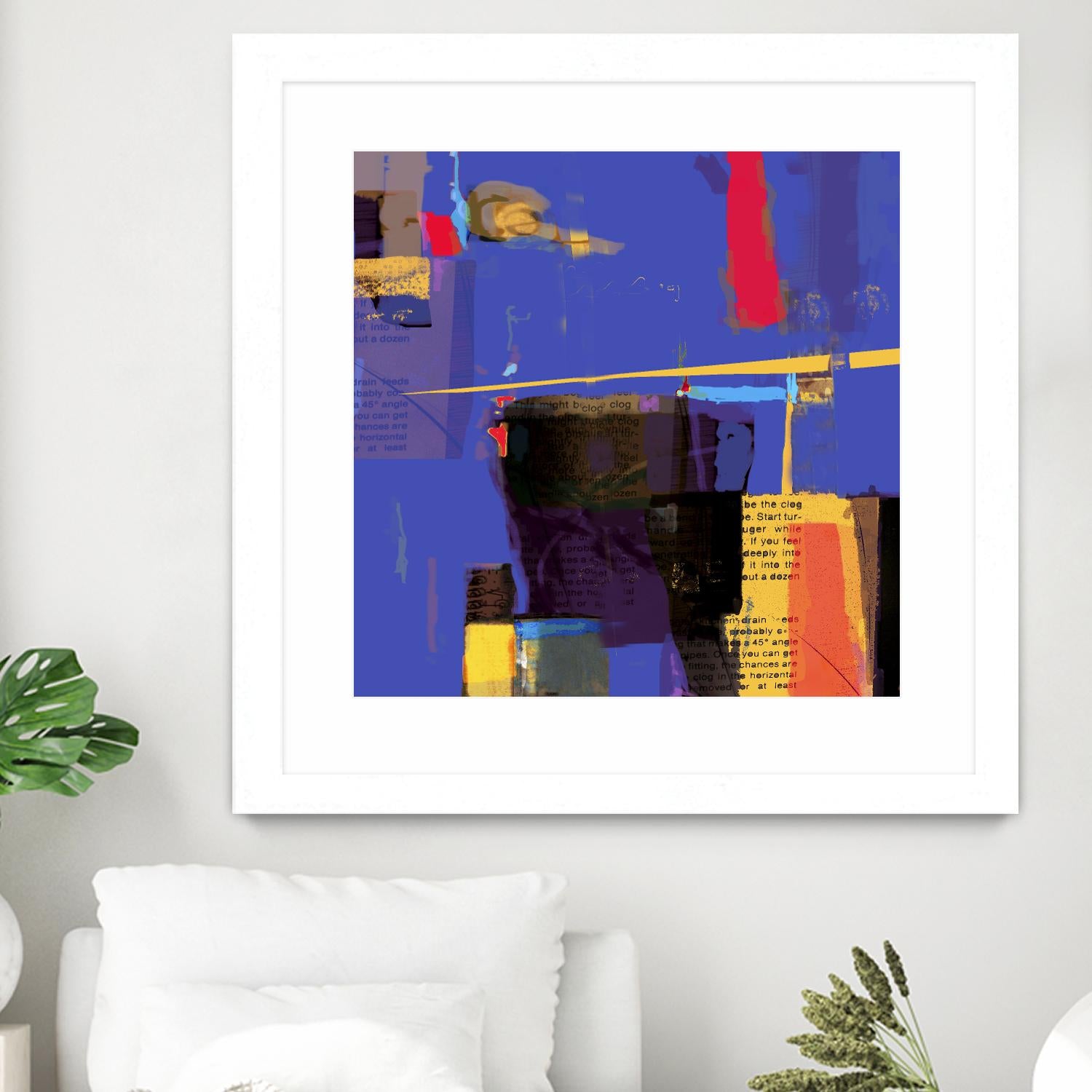 Memories I by Daniel Tollas on GIANT ART - yellow abstract