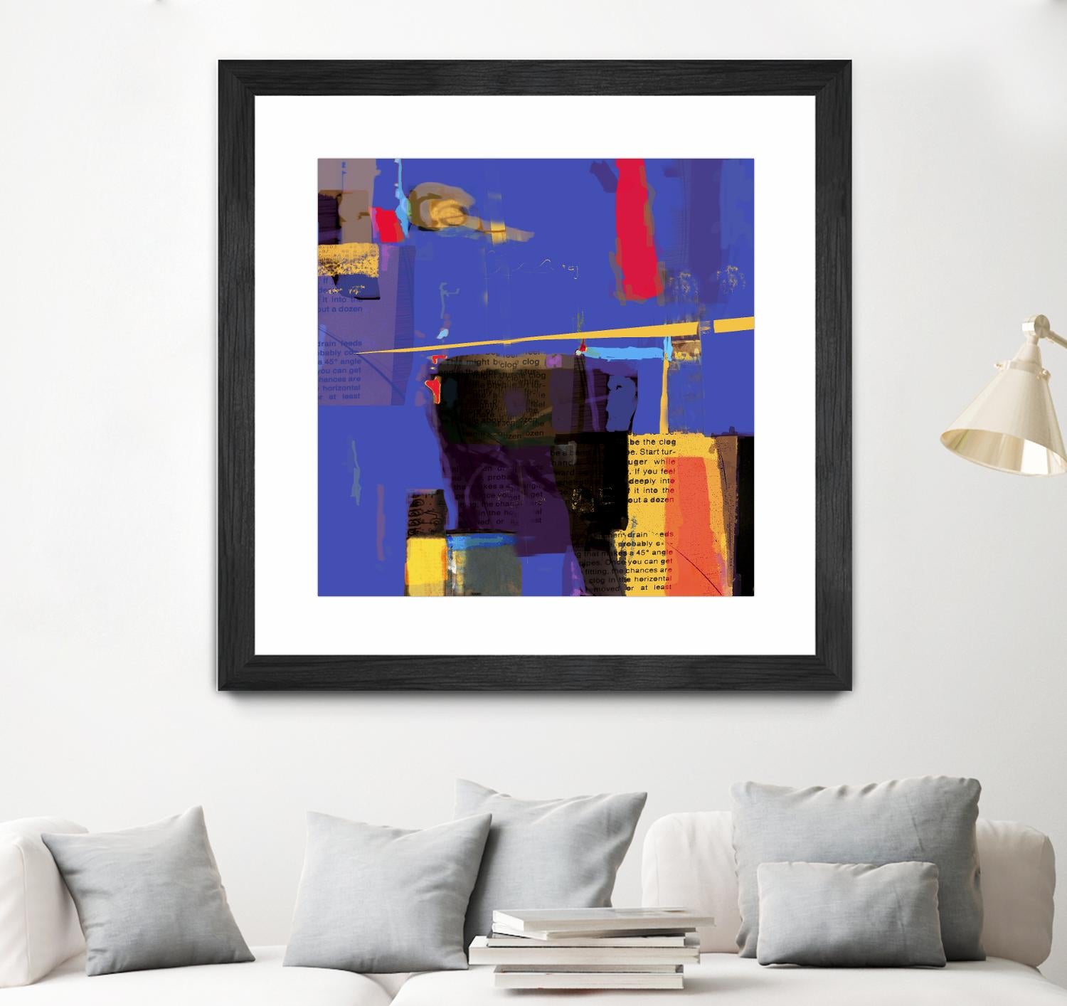 Memories I by Daniel Tollas on GIANT ART - yellow abstract