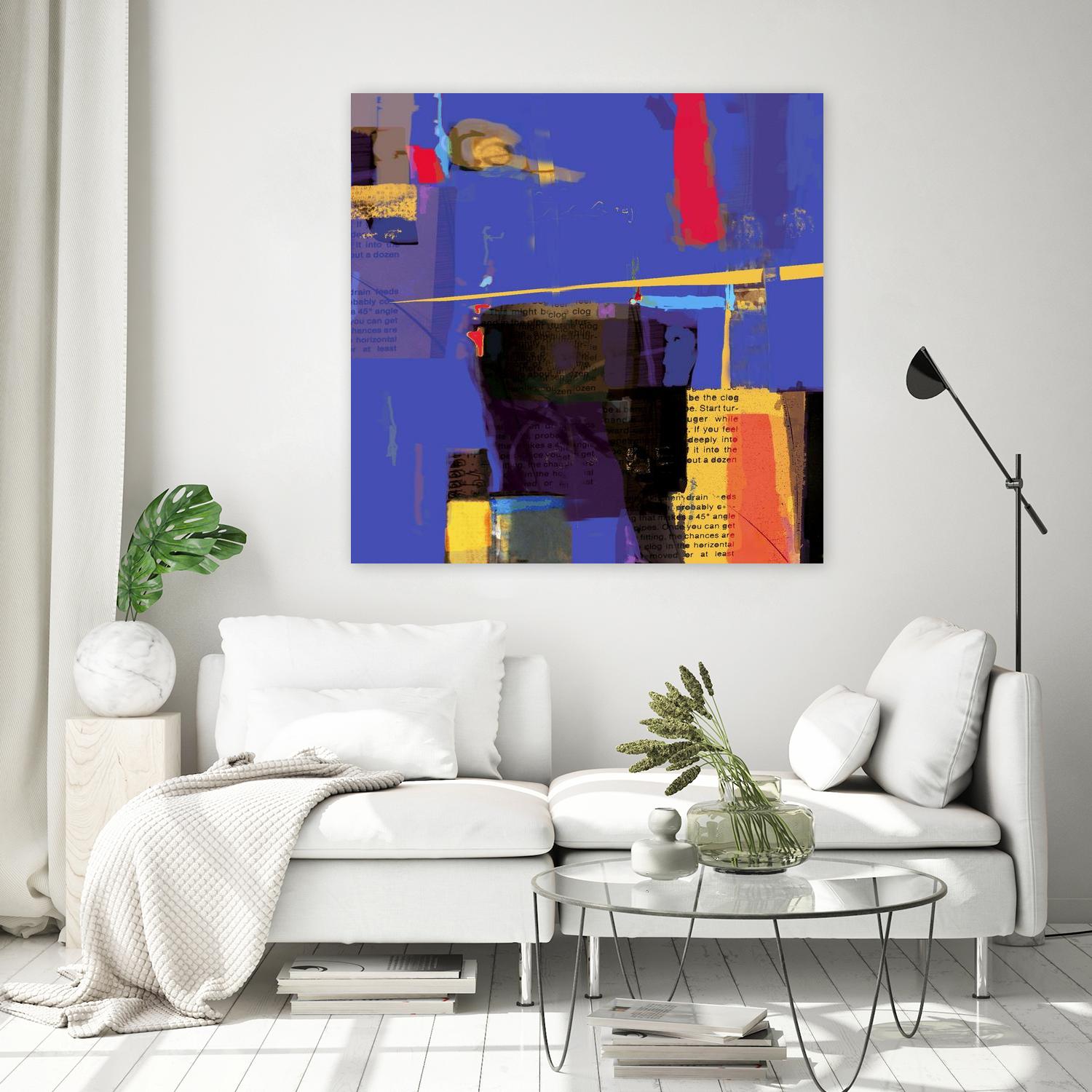 Memories I by Daniel Tollas on GIANT ART - yellow abstract