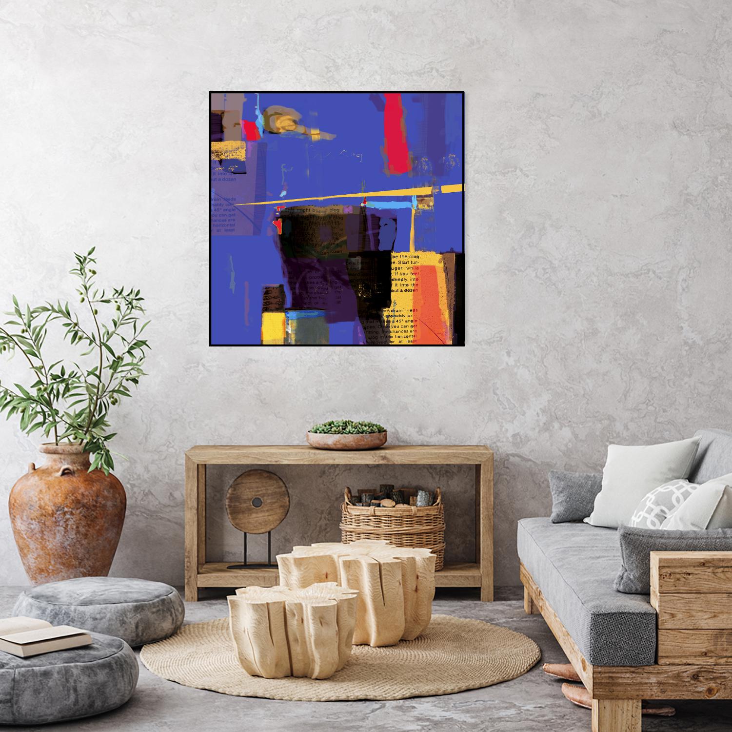 Memories I by Daniel Tollas on GIANT ART - yellow abstract