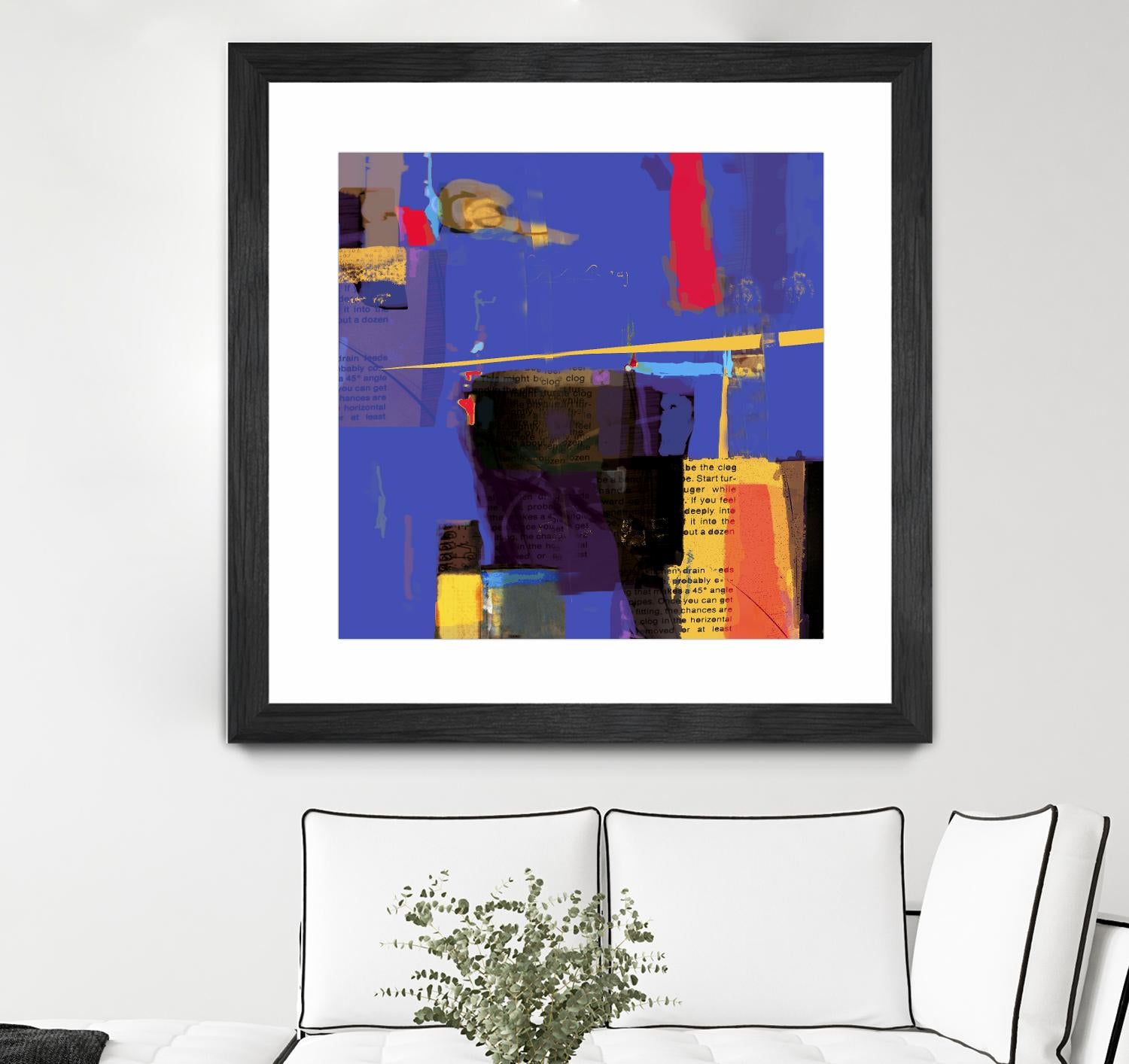Memories I by Daniel Tollas on GIANT ART - yellow abstract