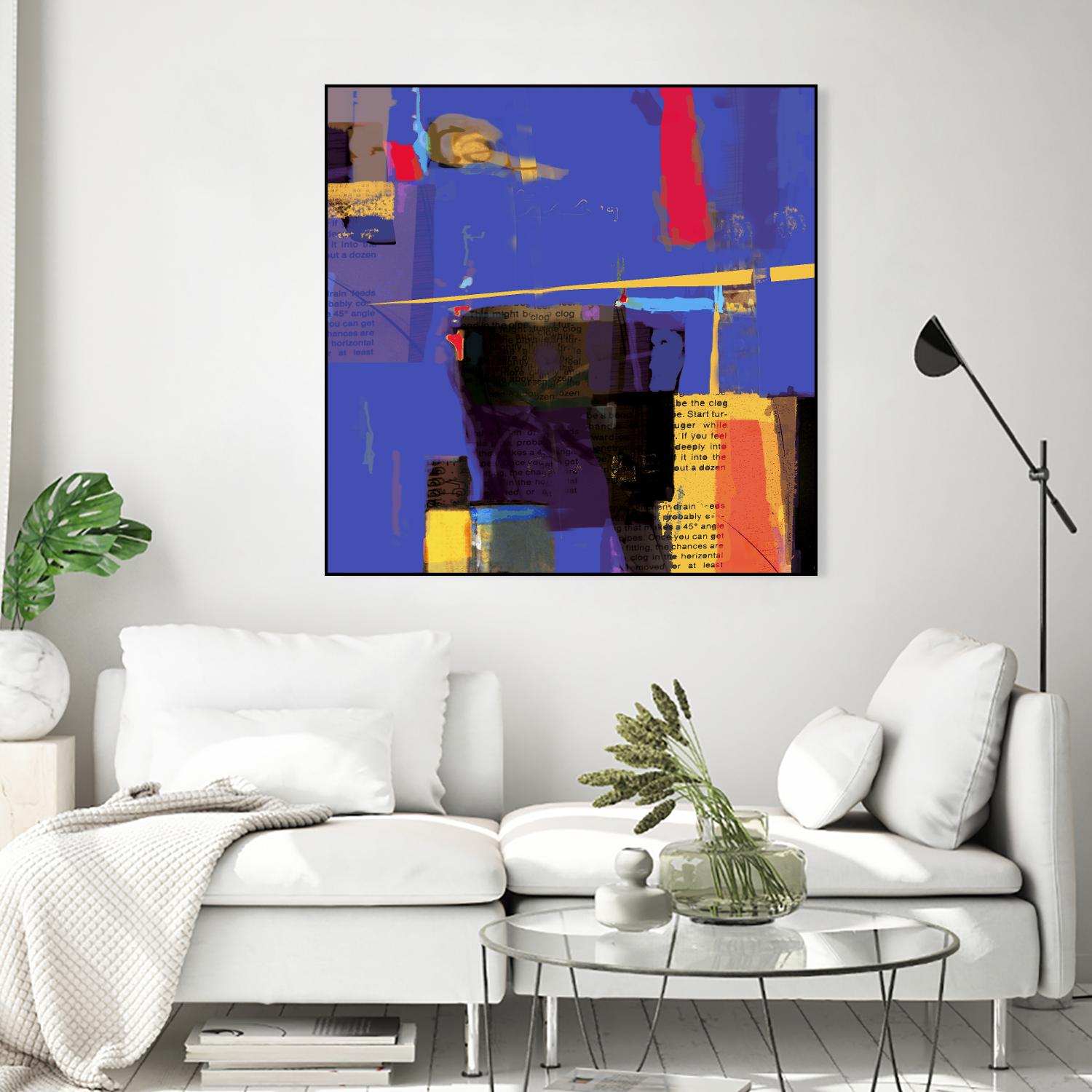 Memories I by Daniel Tollas on GIANT ART - yellow abstract