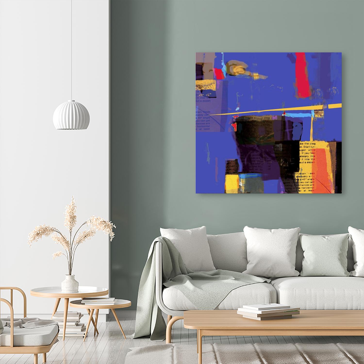 Memories I by Daniel Tollas on GIANT ART - yellow abstract