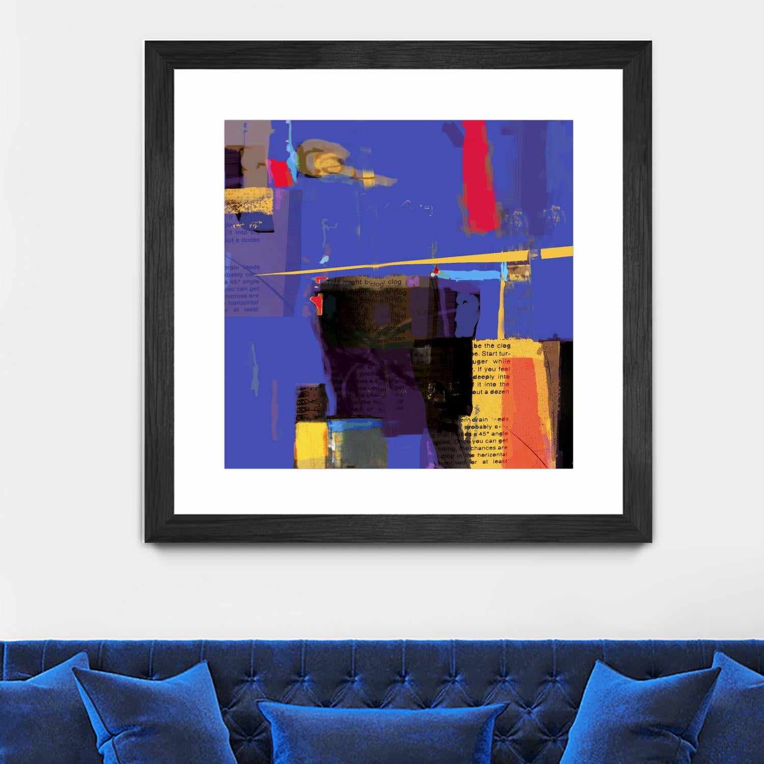 Memories I by Daniel Tollas on GIANT ART - yellow abstract