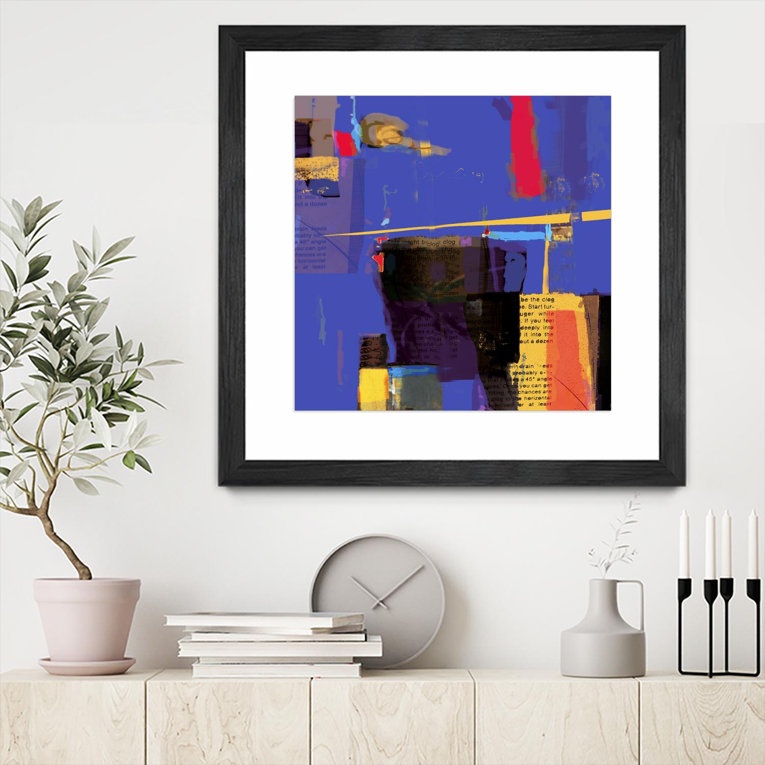 Memories I by Daniel Tollas on GIANT ART - yellow abstract