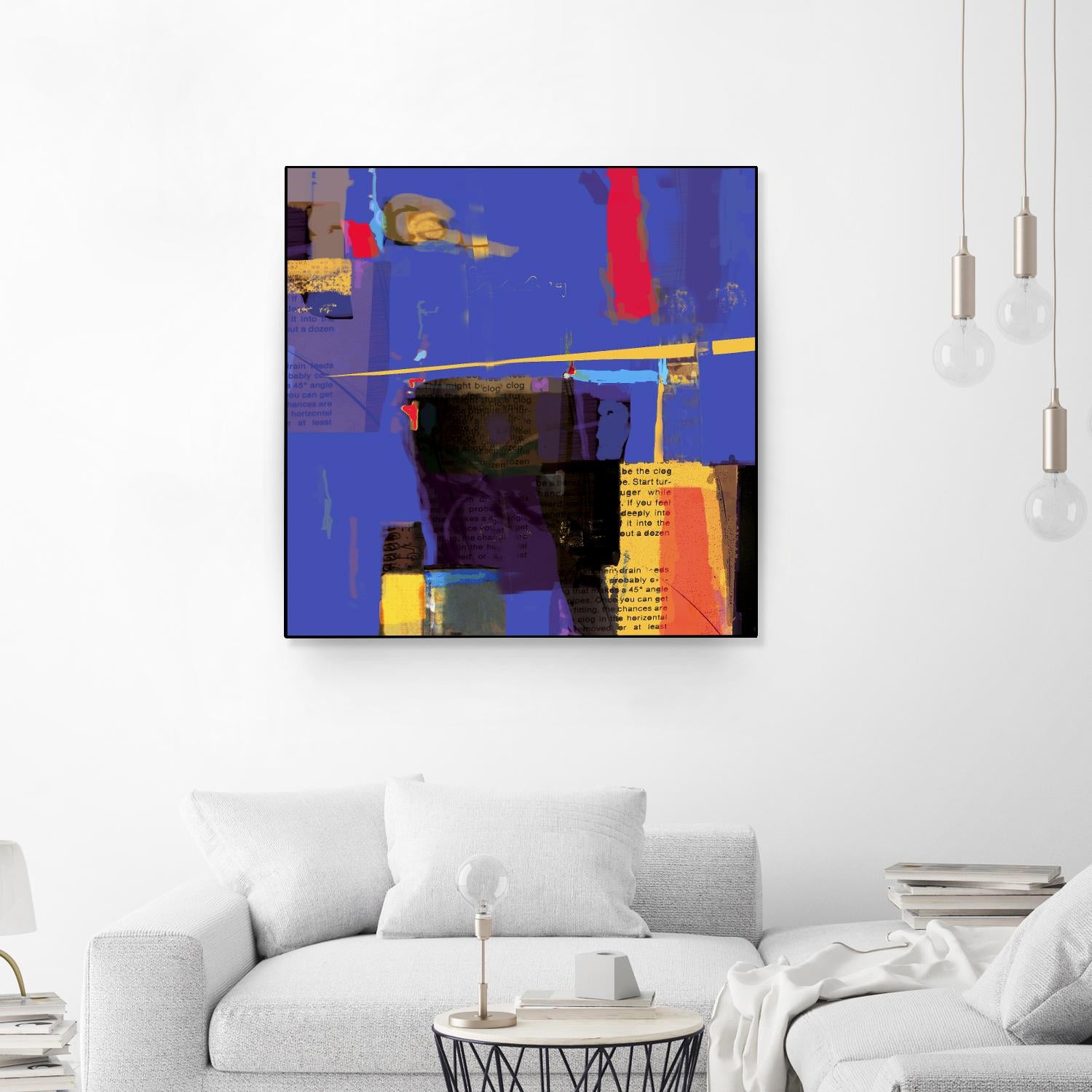 Memories I by Daniel Tollas on GIANT ART - yellow abstract