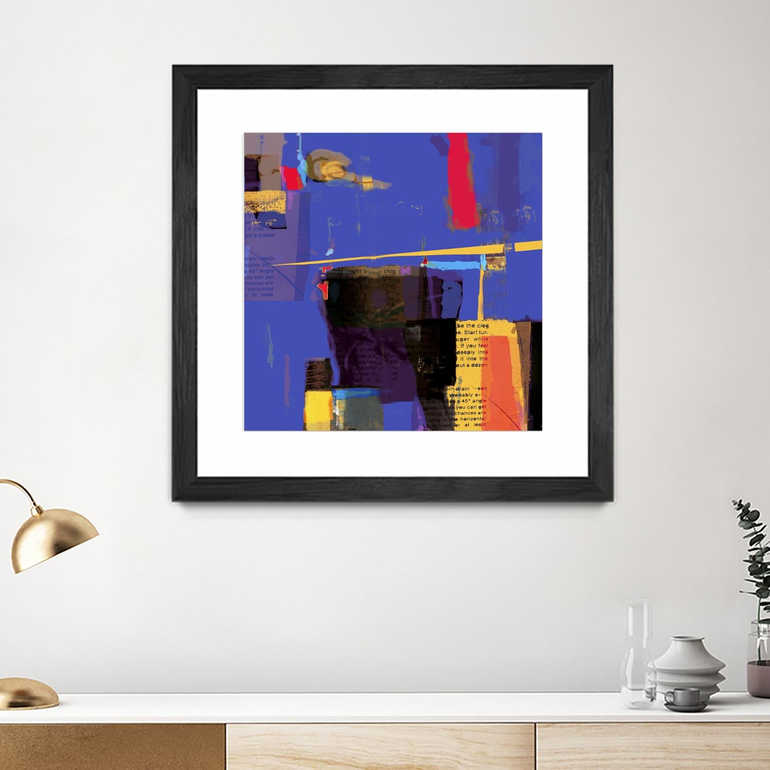 Memories I by Daniel Tollas on GIANT ART - yellow abstract