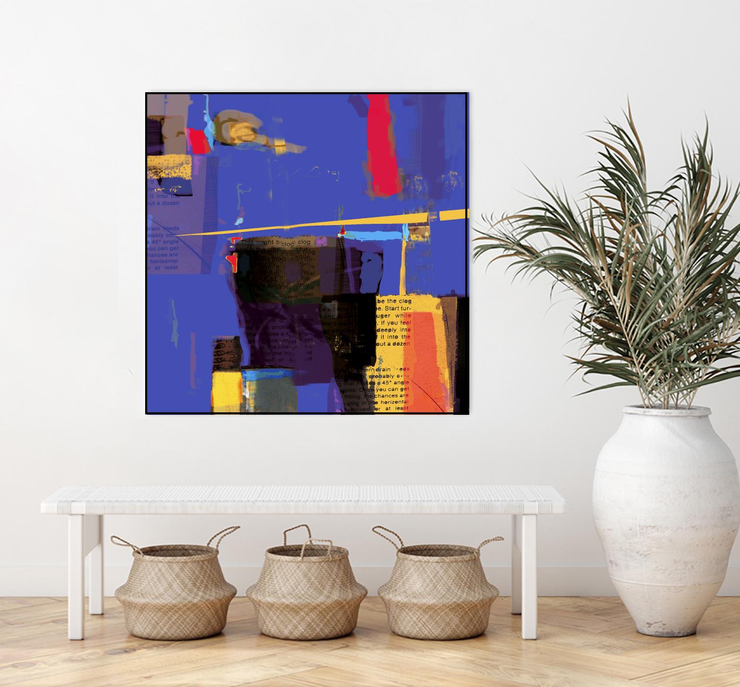 Memories I by Daniel Tollas on GIANT ART - yellow abstract