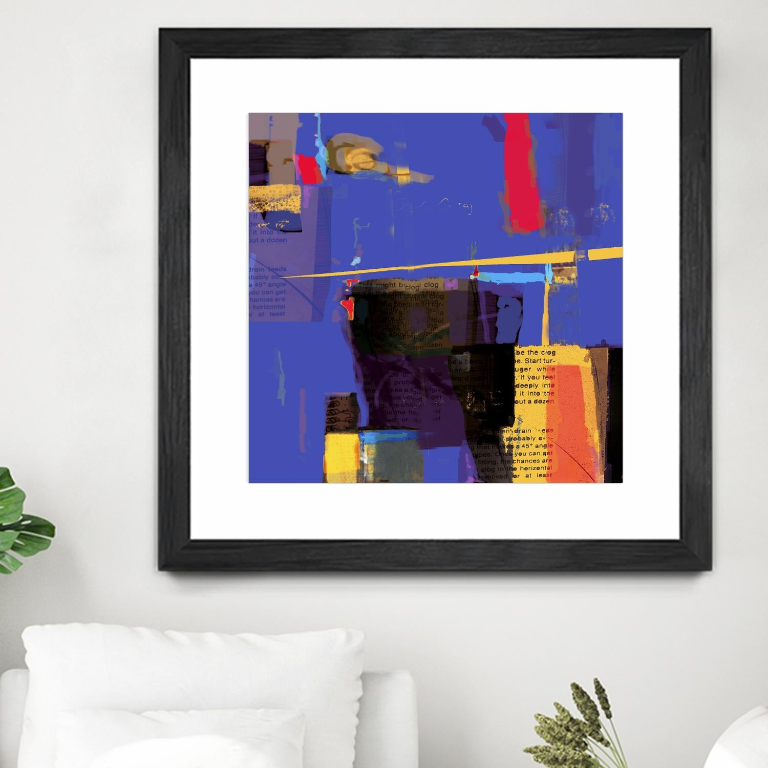 Memories I by Daniel Tollas on GIANT ART - yellow abstract