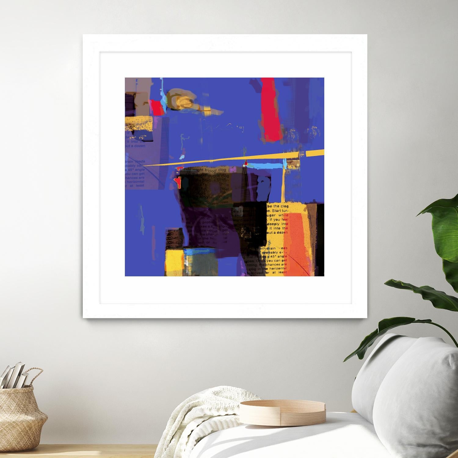 Memories I by Daniel Tollas on GIANT ART - yellow abstract