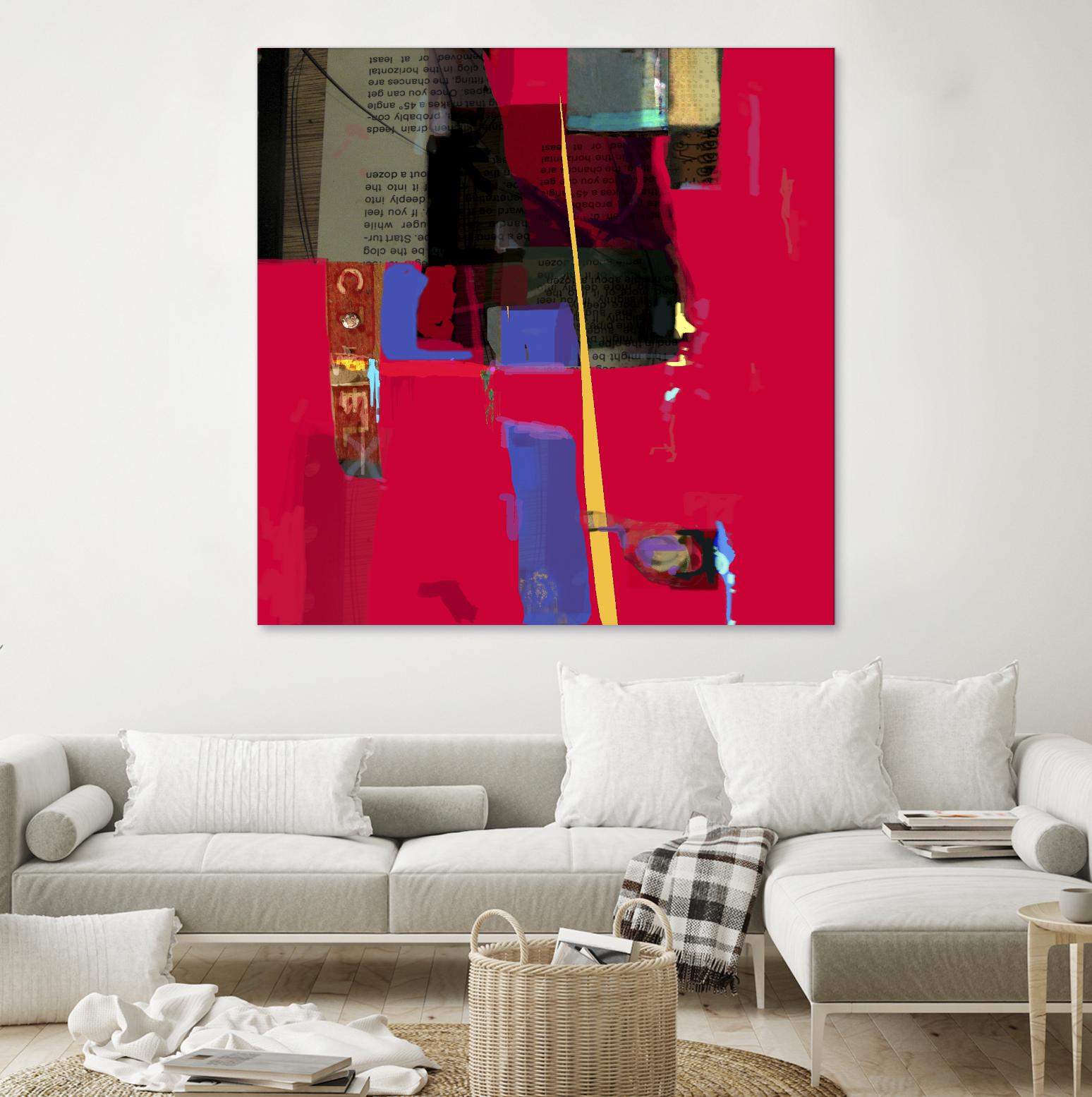 Memories II by Daniel Tollas on GIANT ART - purple abstract