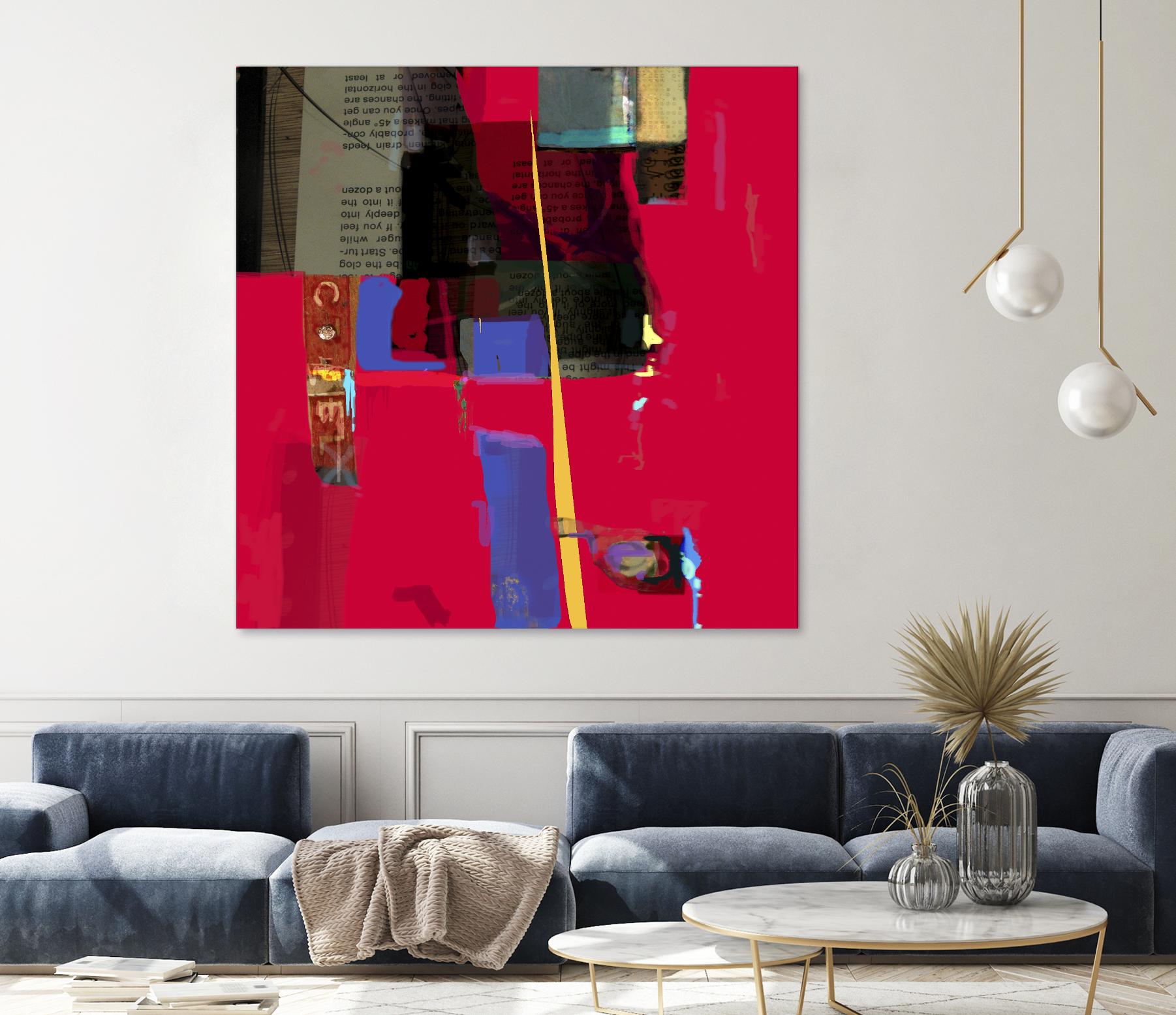 Memories II by Daniel Tollas on GIANT ART - purple abstract