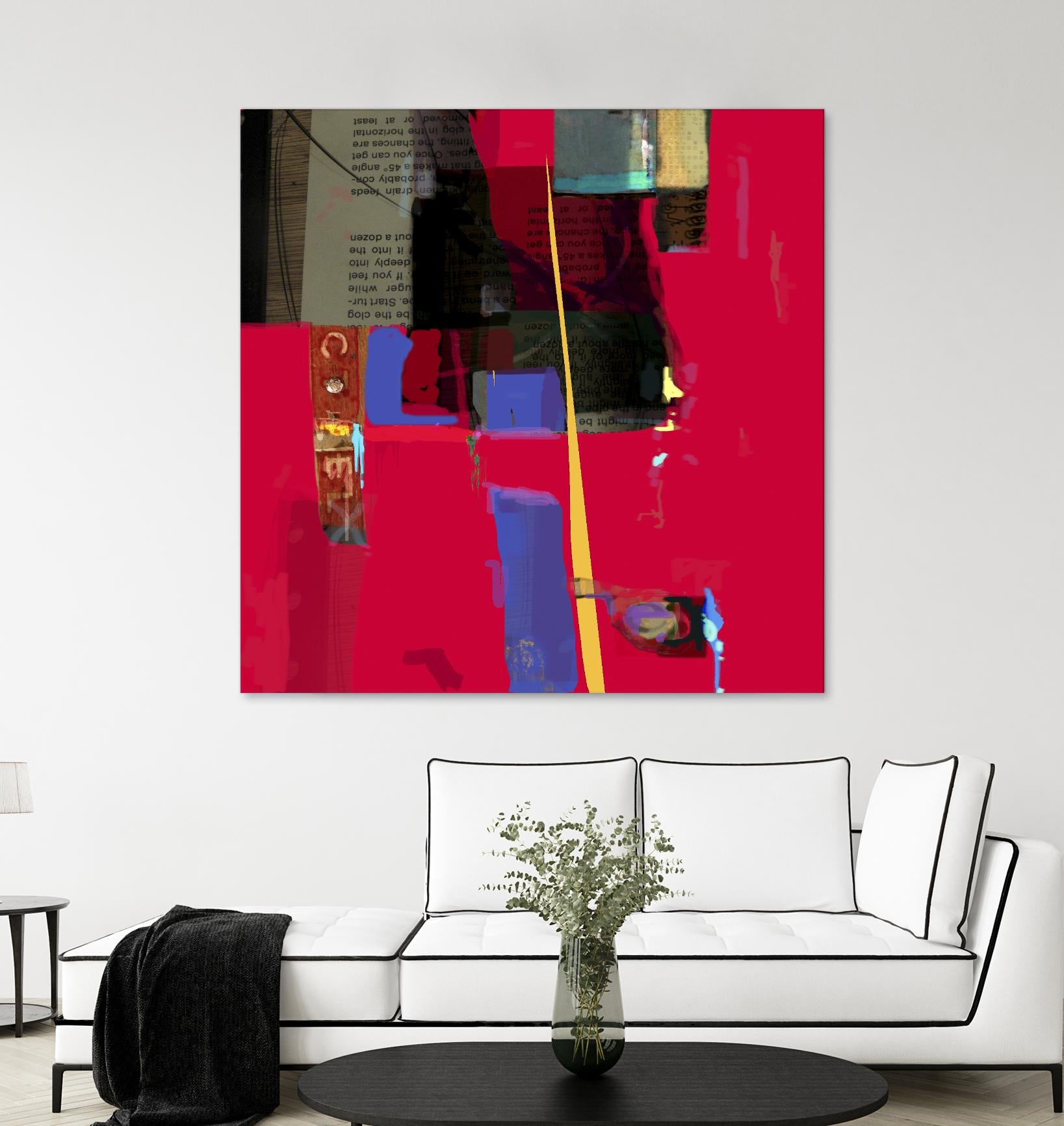 Memories II by Daniel Tollas on GIANT ART - purple abstract