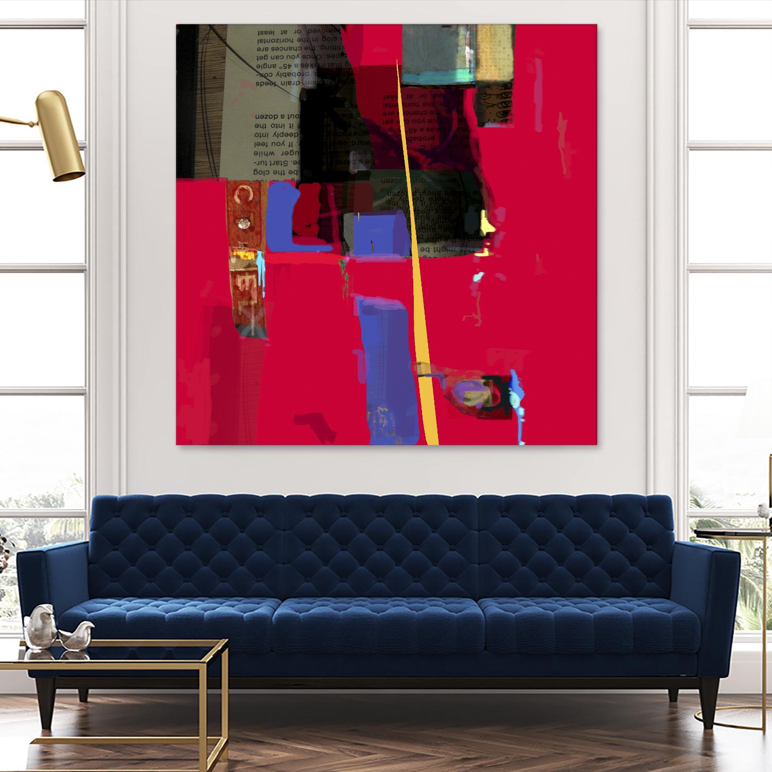 Memories II by Daniel Tollas on GIANT ART - purple abstract