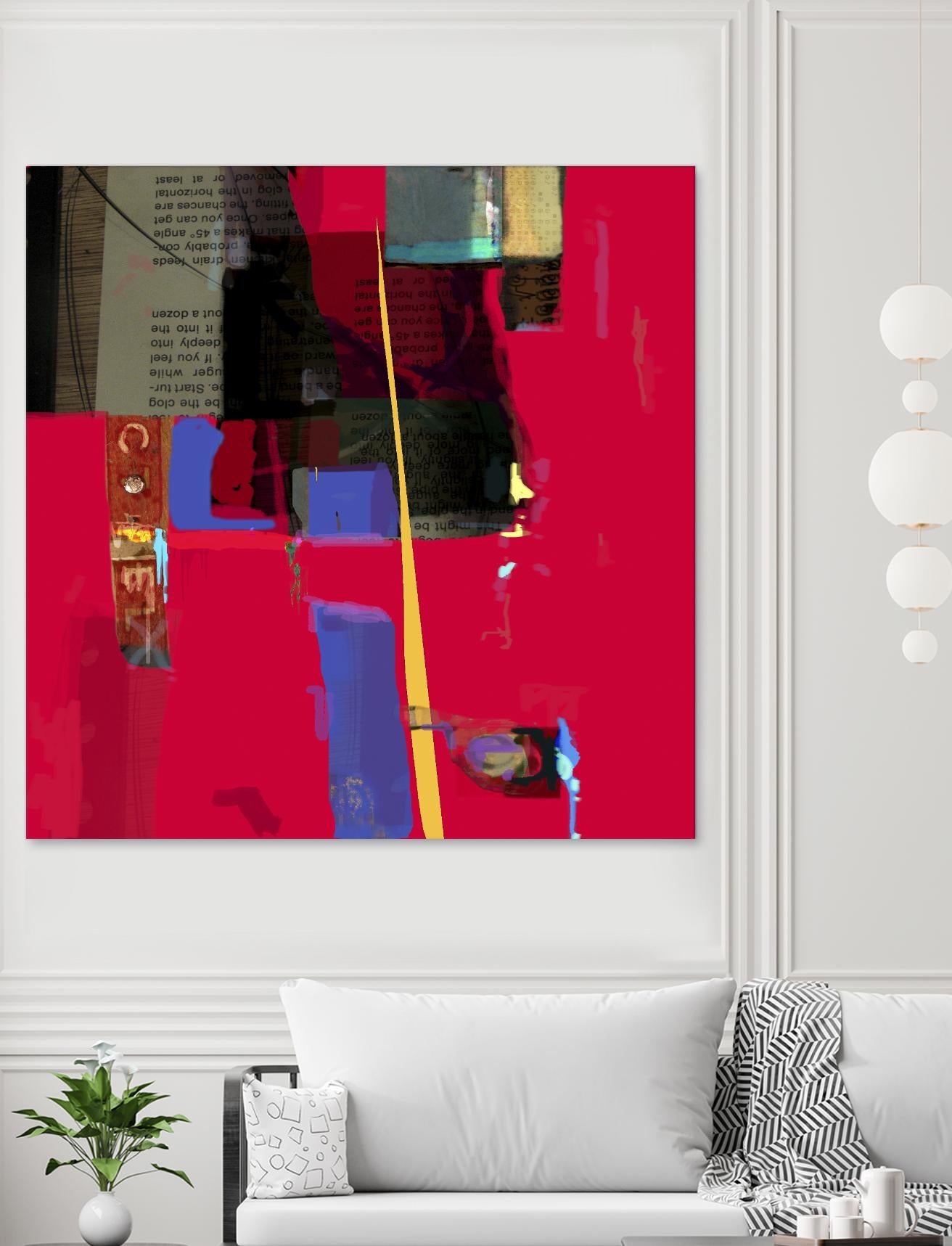 Memories II by Daniel Tollas on GIANT ART - purple abstract