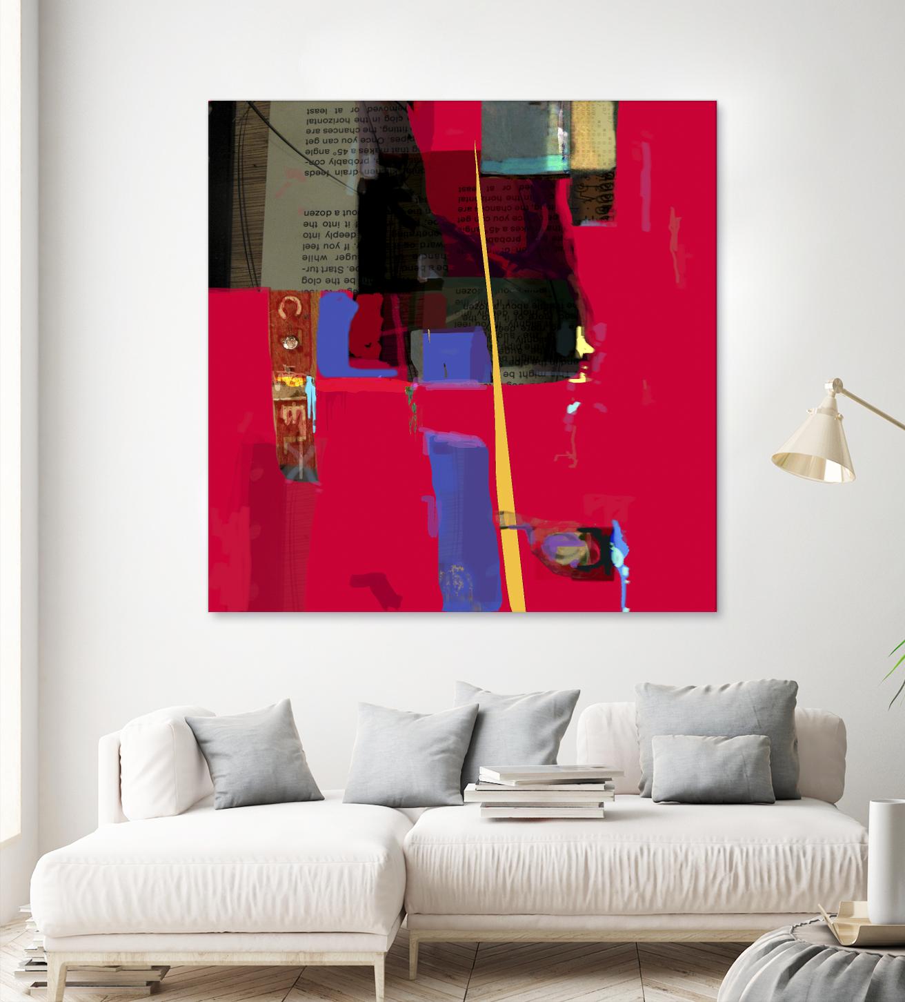 Memories II by Daniel Tollas on GIANT ART - purple abstract