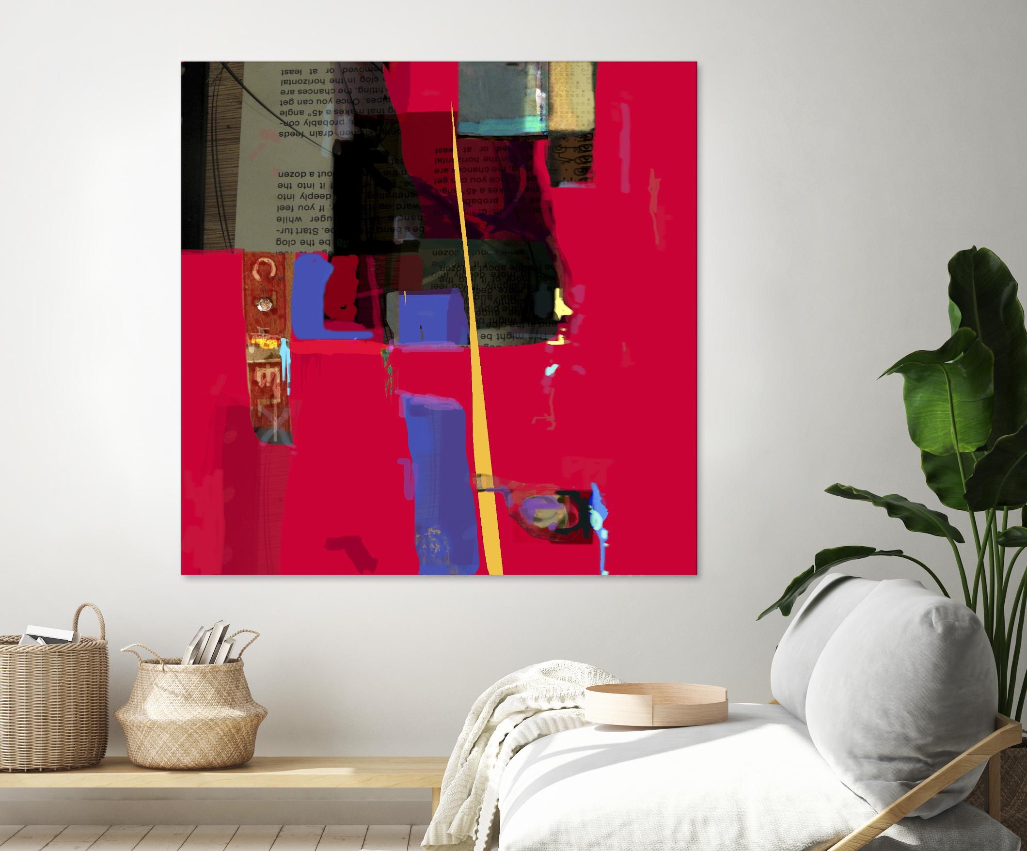 Memories II by Daniel Tollas on GIANT ART - purple abstract