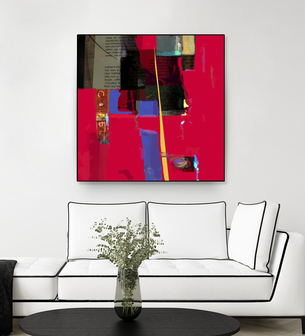 Memories II by Daniel Tollas on GIANT ART - purple abstract