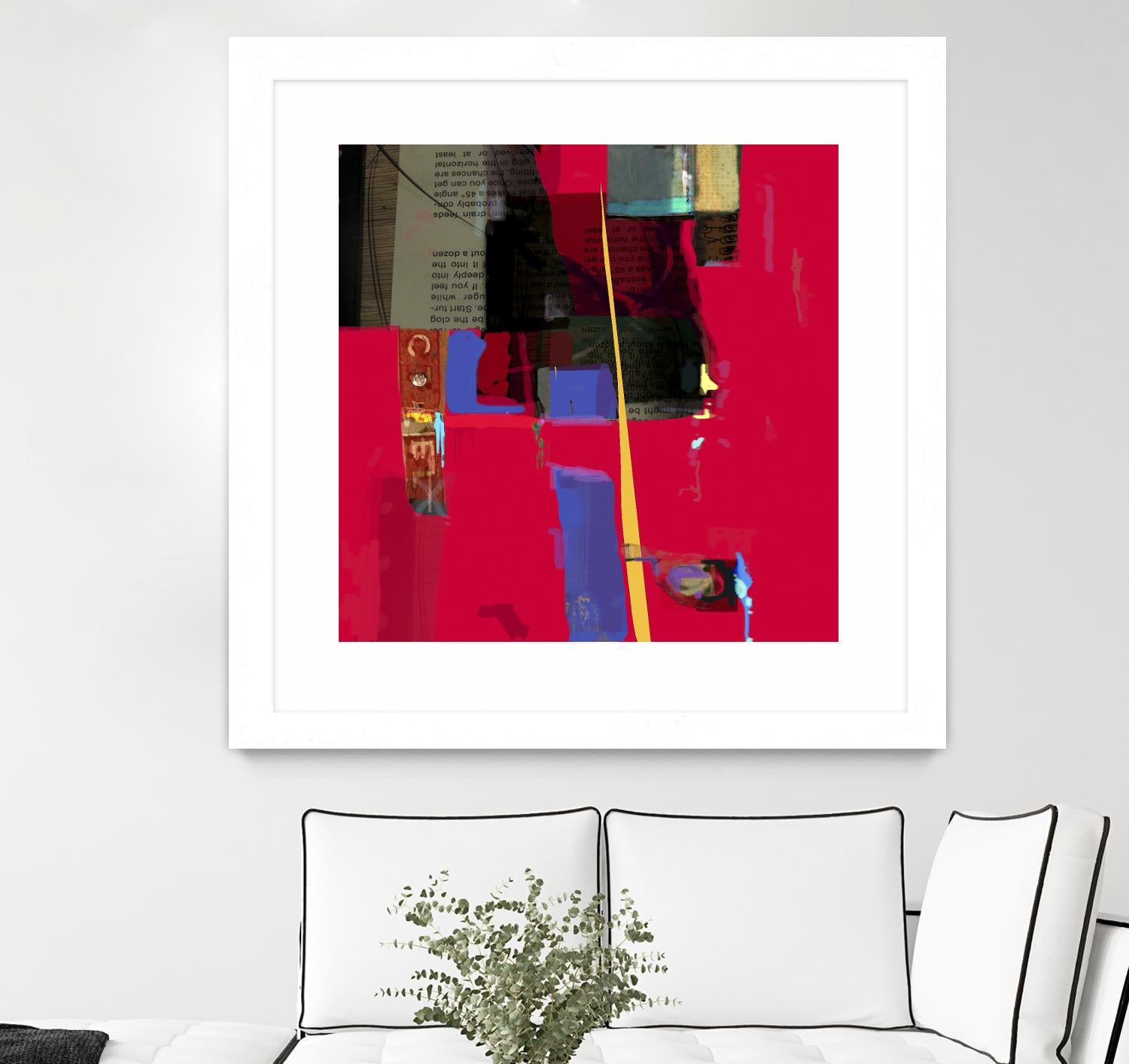 Memories II by Daniel Tollas on GIANT ART - purple abstract