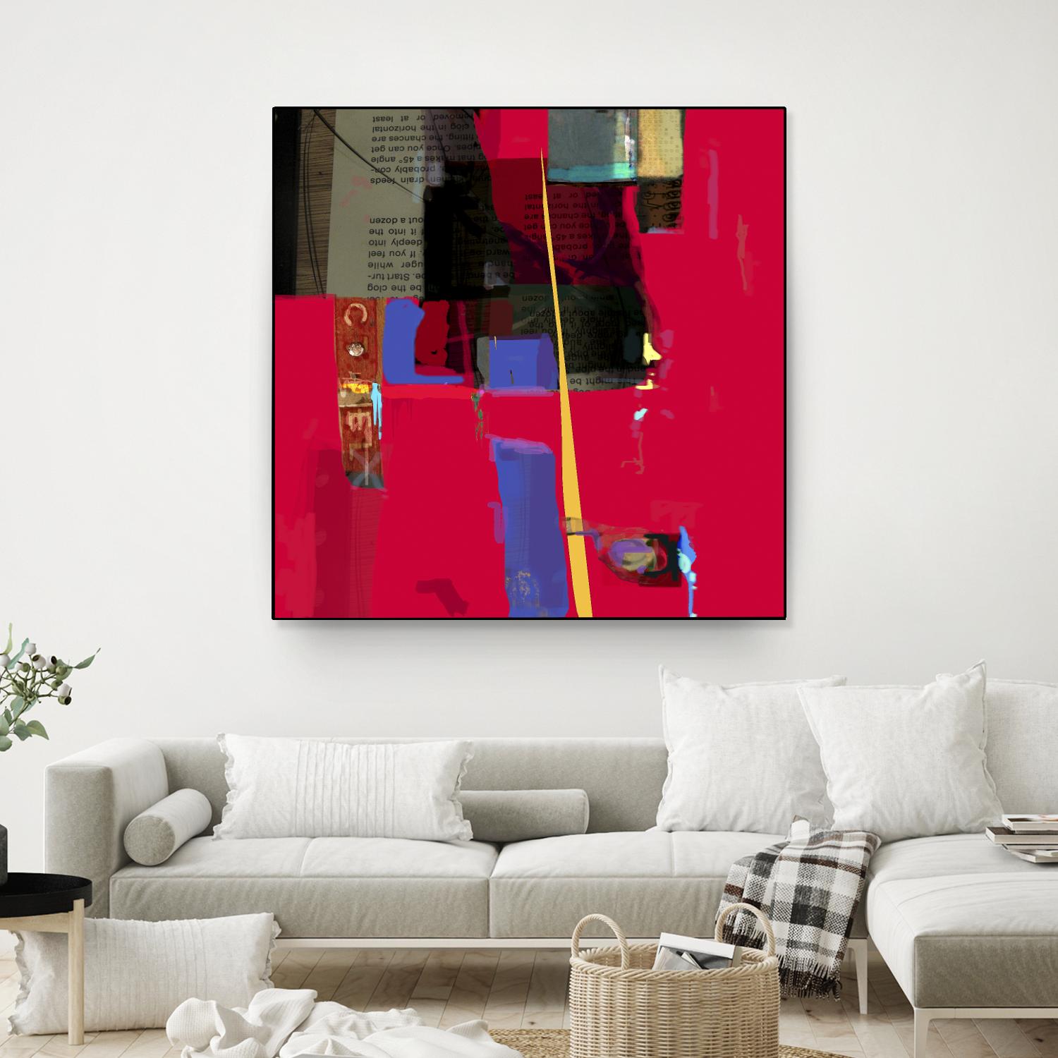 Memories II by Daniel Tollas on GIANT ART - purple abstract