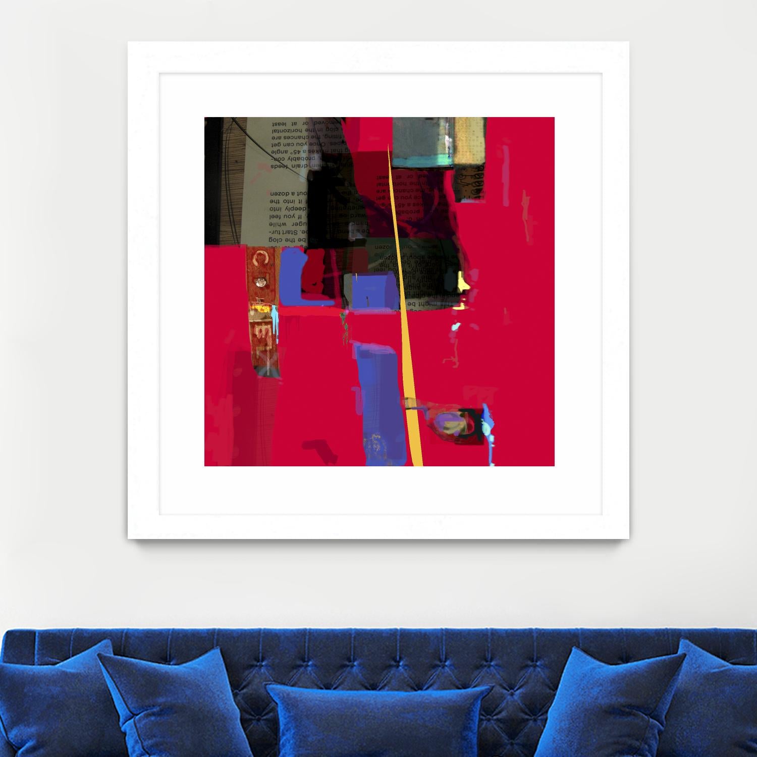 Memories II by Daniel Tollas on GIANT ART - purple abstract