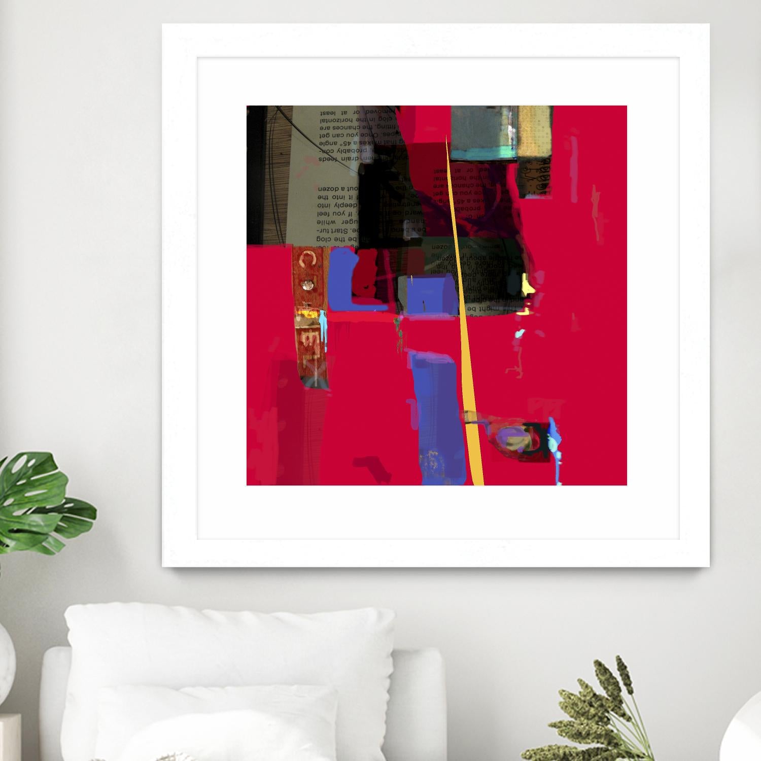 Memories II by Daniel Tollas on GIANT ART - purple abstract