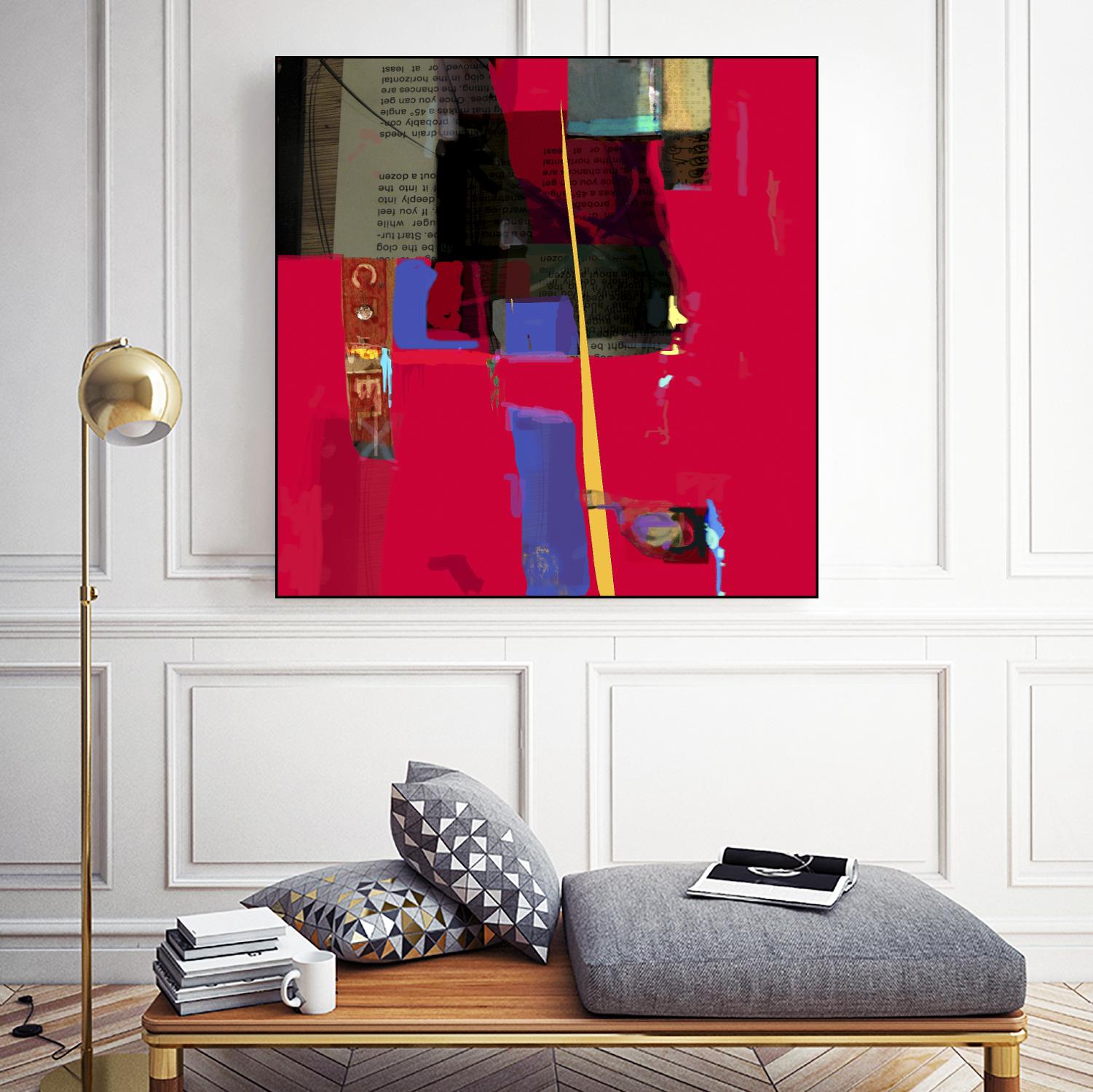 Memories II by Daniel Tollas on GIANT ART - purple abstract