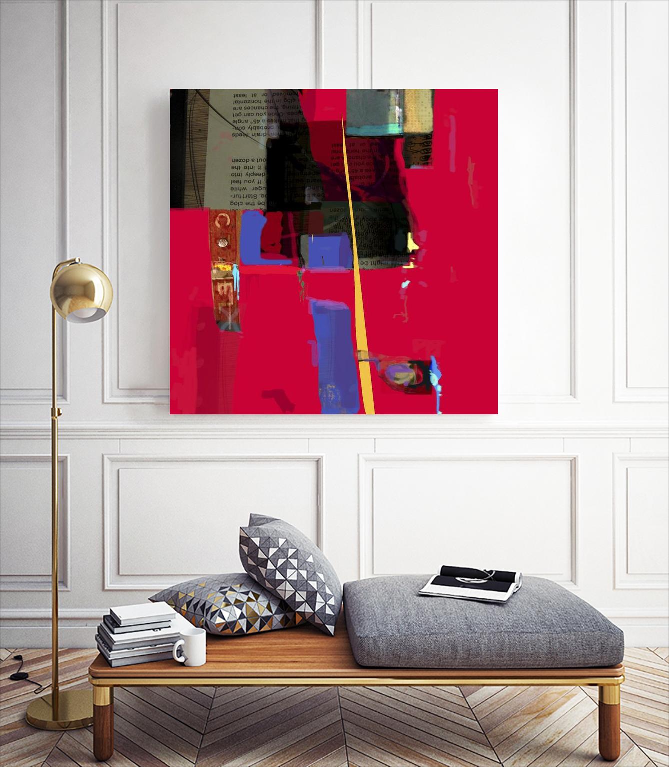 Memories II by Daniel Tollas on GIANT ART - purple abstract