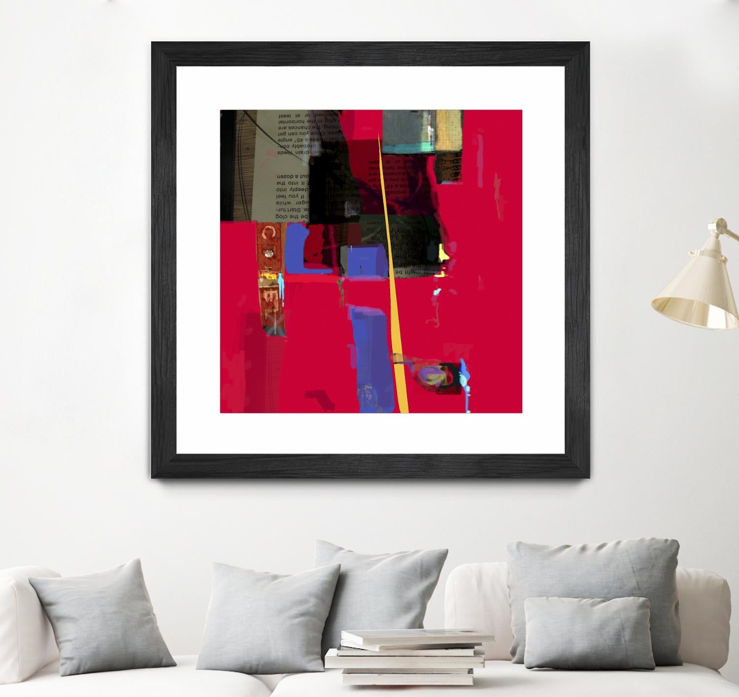 Memories II by Daniel Tollas on GIANT ART - purple abstract