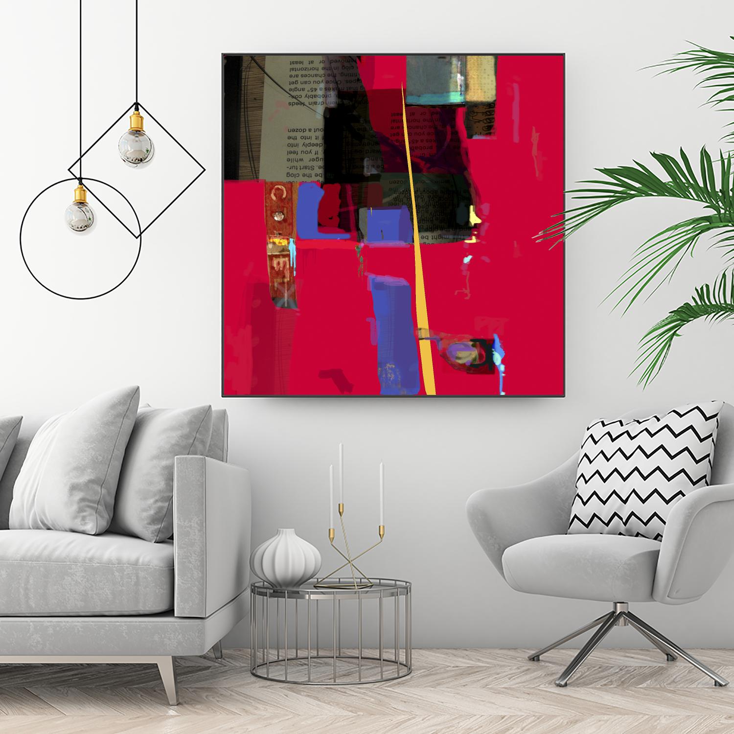 Memories II by Daniel Tollas on GIANT ART - purple abstract