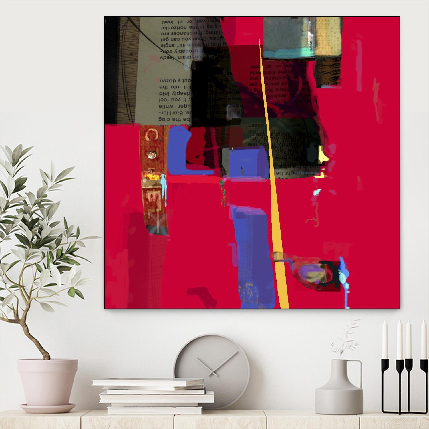 Memories II by Daniel Tollas on GIANT ART - purple abstract