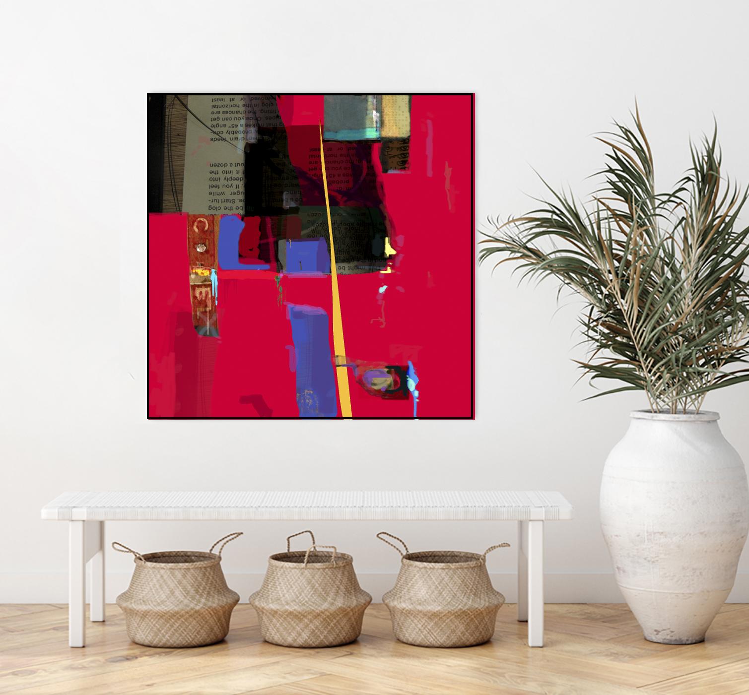 Memories II by Daniel Tollas on GIANT ART - purple abstract