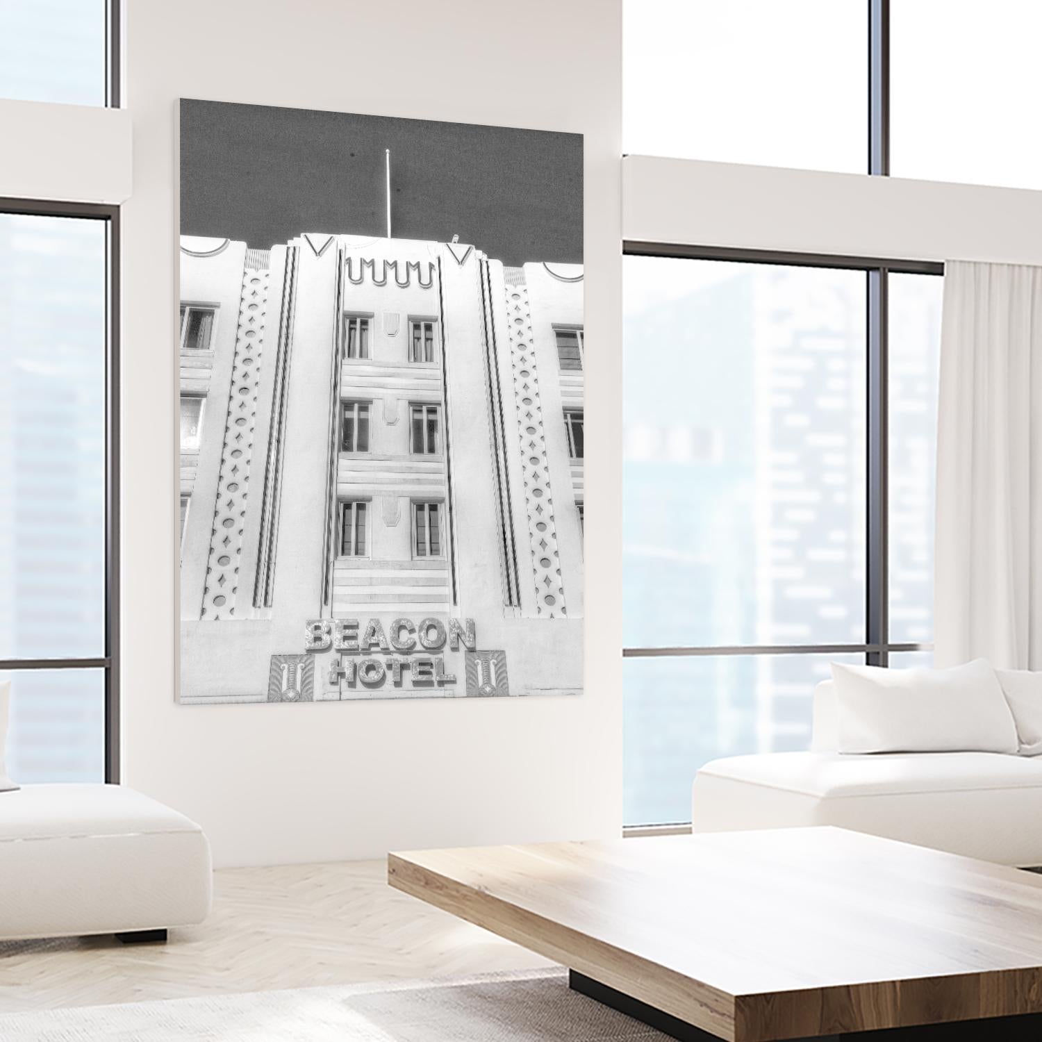 Beacon Hotel by Peter Dulis on GIANT ART - black architectural