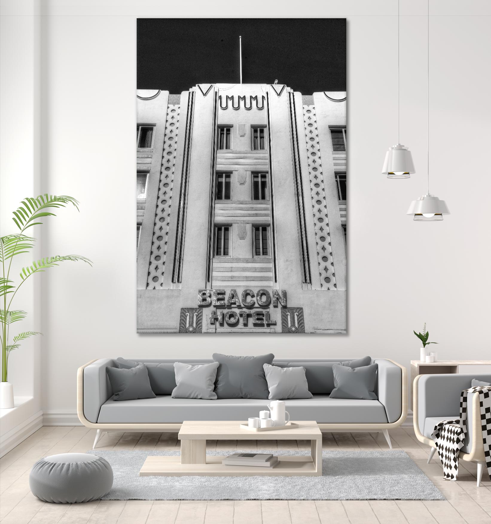 Beacon Hotel by Peter Dulis on GIANT ART - black architectural