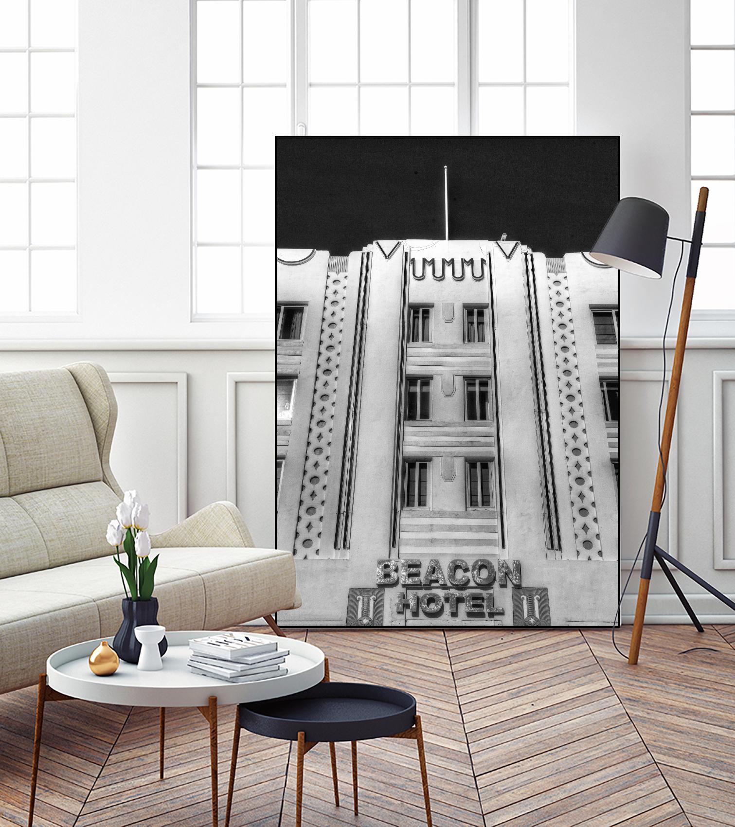 Beacon Hotel by Peter Dulis on GIANT ART - black architectural