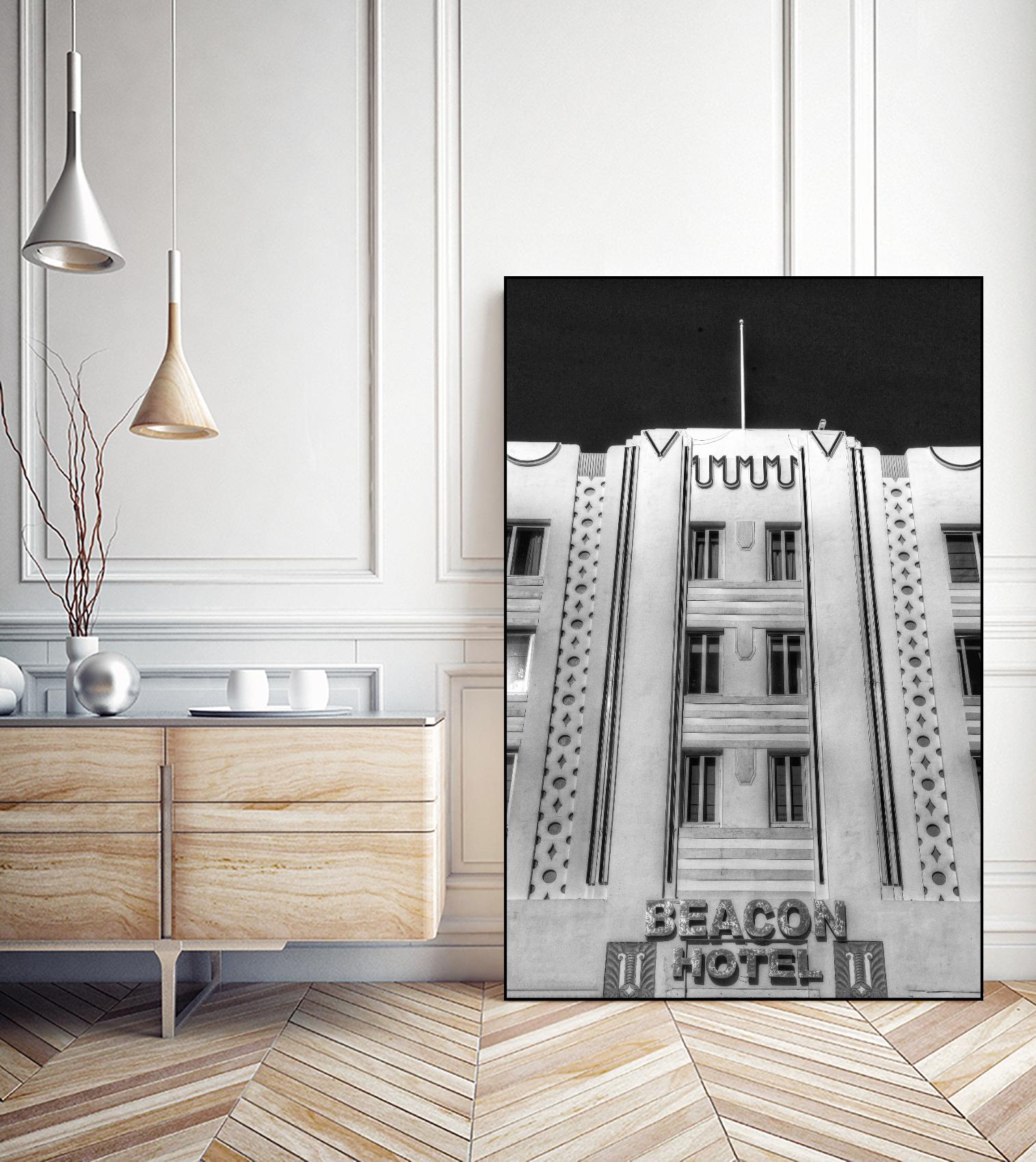 Beacon Hotel by Peter Dulis on GIANT ART - black architectural