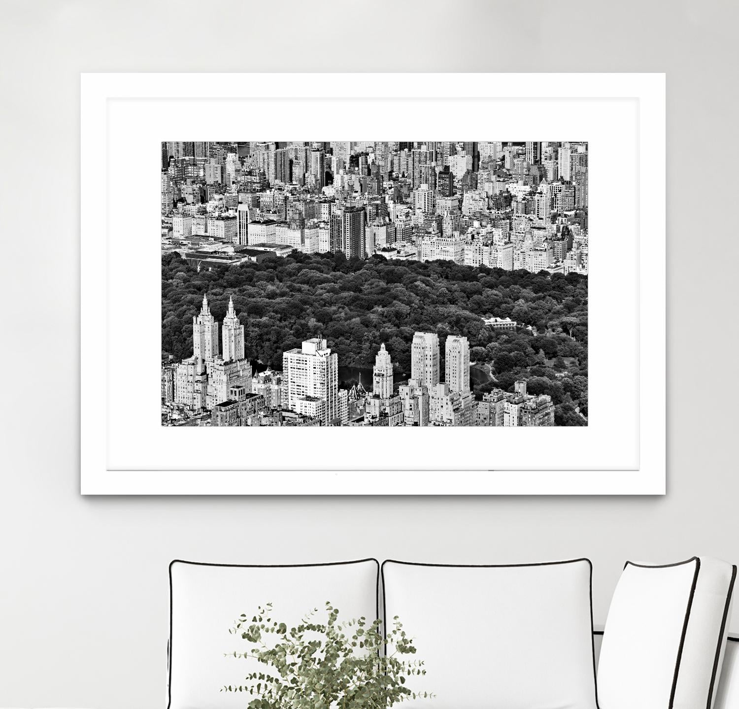 NYC Central Park by Daniel Stein on GIANT ART - white city scene