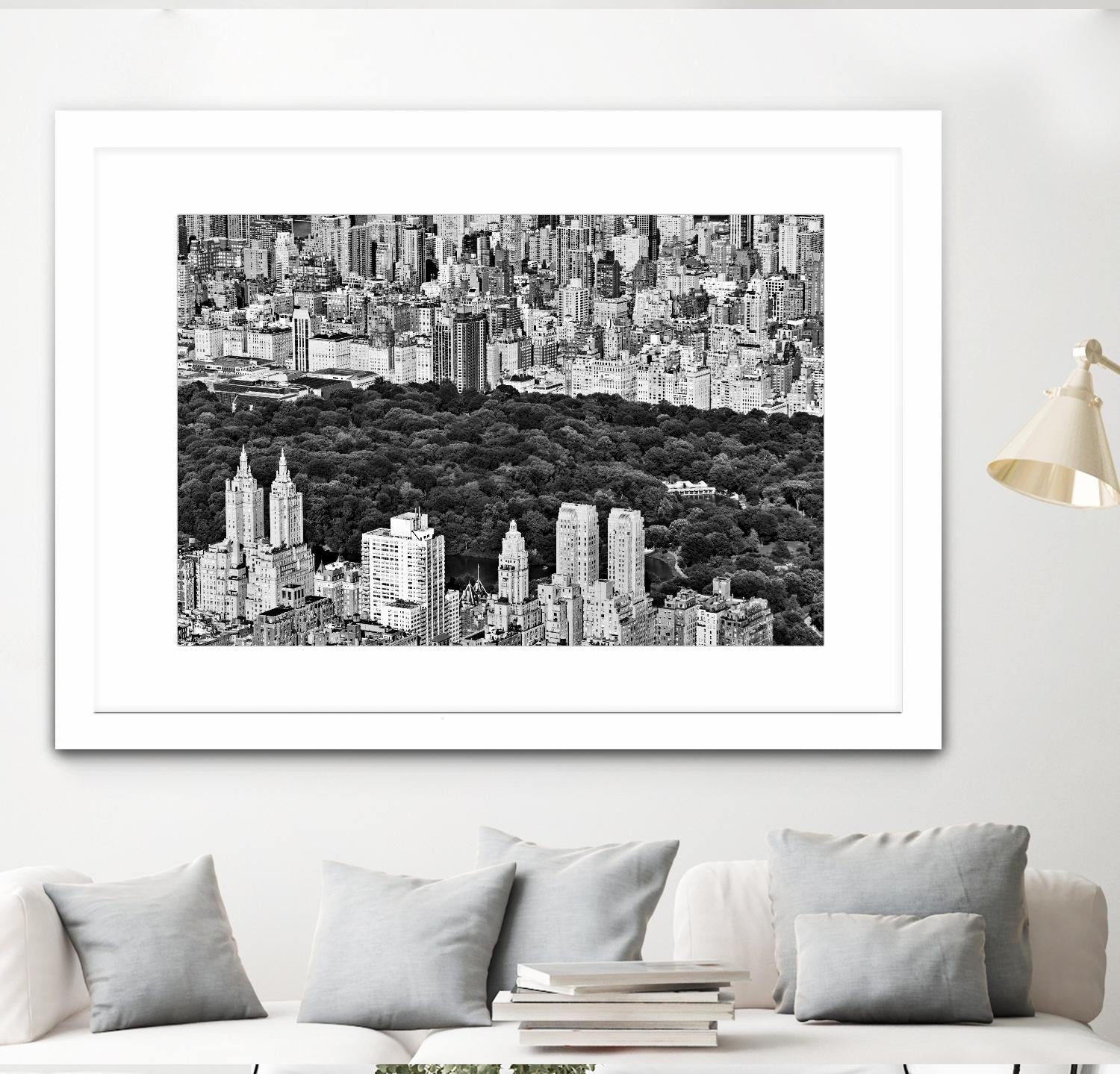 NYC Central Park by Daniel Stein on GIANT ART - white city scene