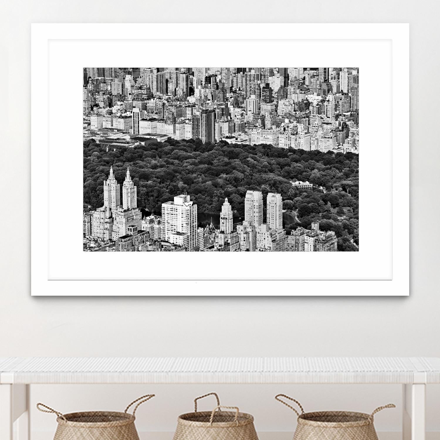 NYC Central Park by Daniel Stein on GIANT ART - white city scene