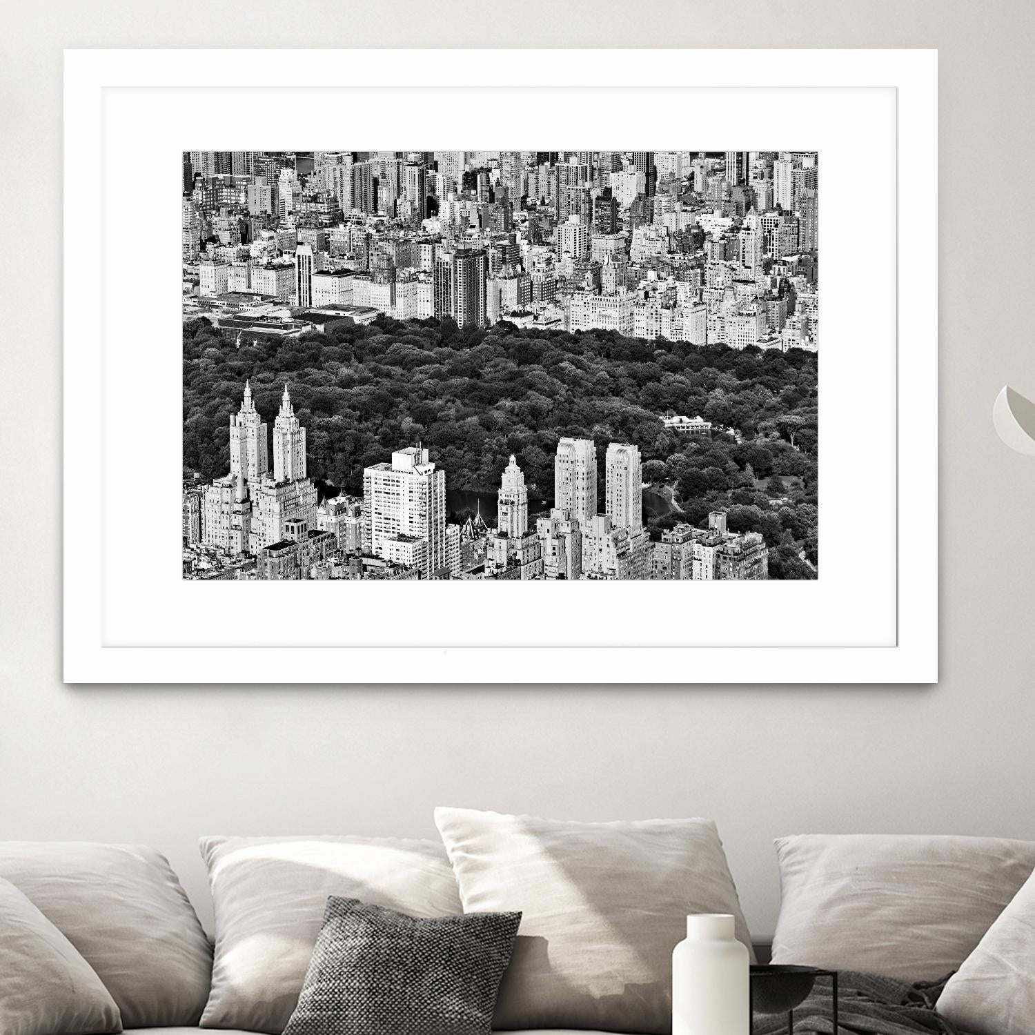 NYC Central Park by Daniel Stein on GIANT ART - white city scene