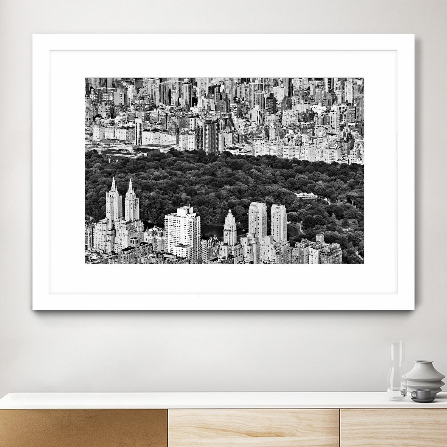 NYC Central Park by Daniel Stein on GIANT ART - white city scene
