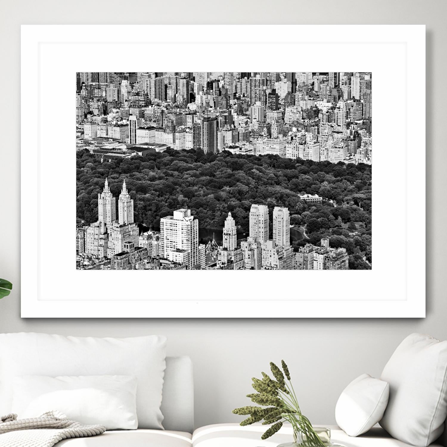 NYC Central Park by Daniel Stein on GIANT ART - white city scene