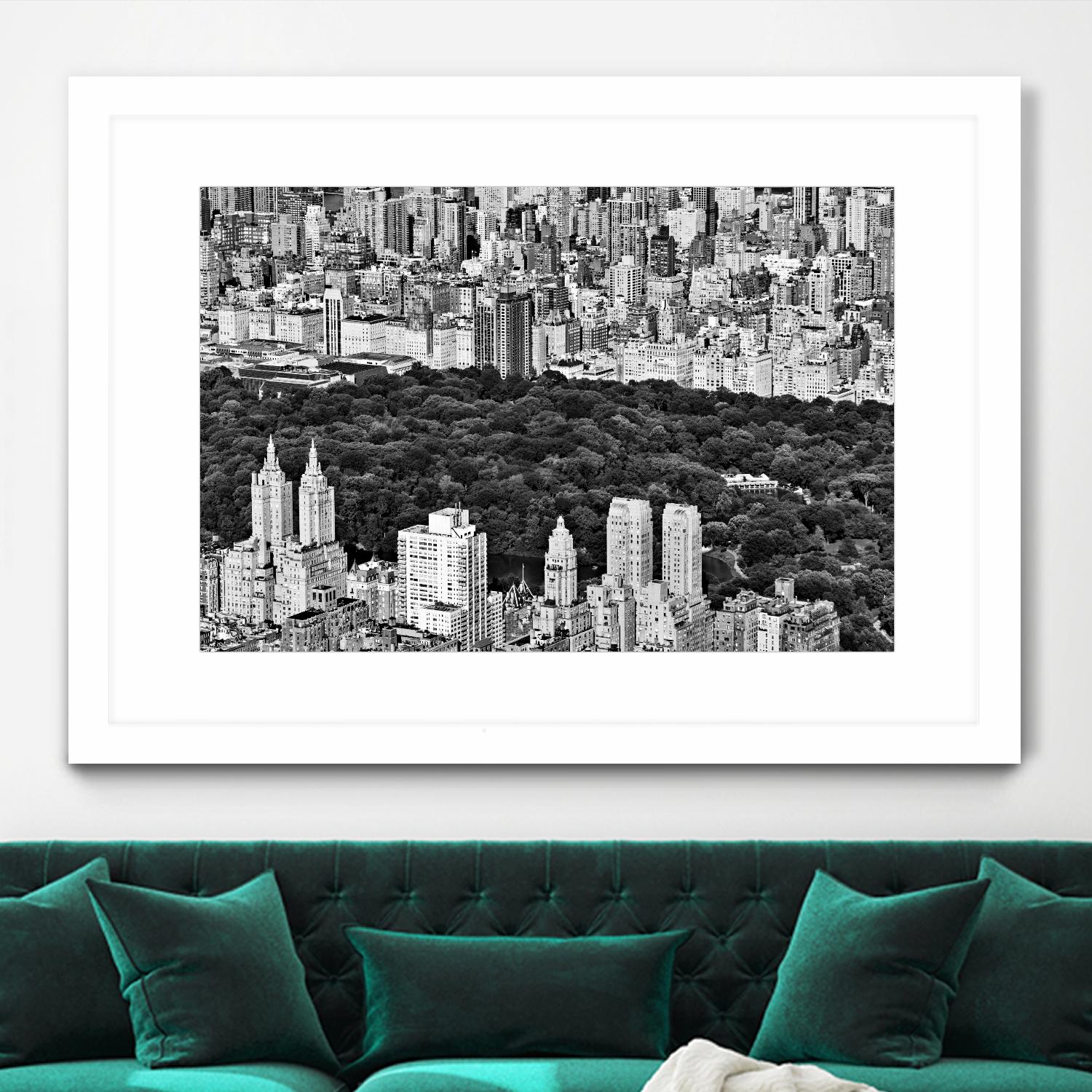 NYC Central Park by Daniel Stein on GIANT ART - white city scene