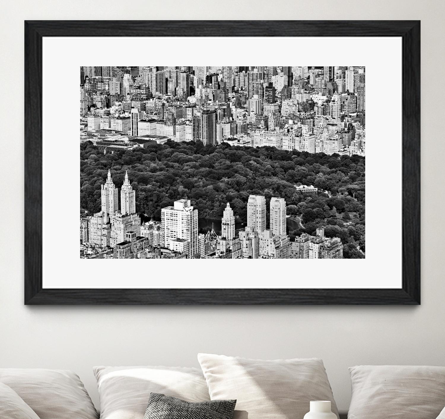 NYC Central Park by Daniel Stein on GIANT ART - white city scene