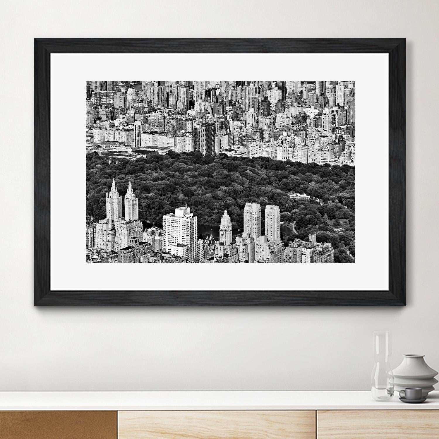 NYC Central Park by Daniel Stein on GIANT ART - white city scene