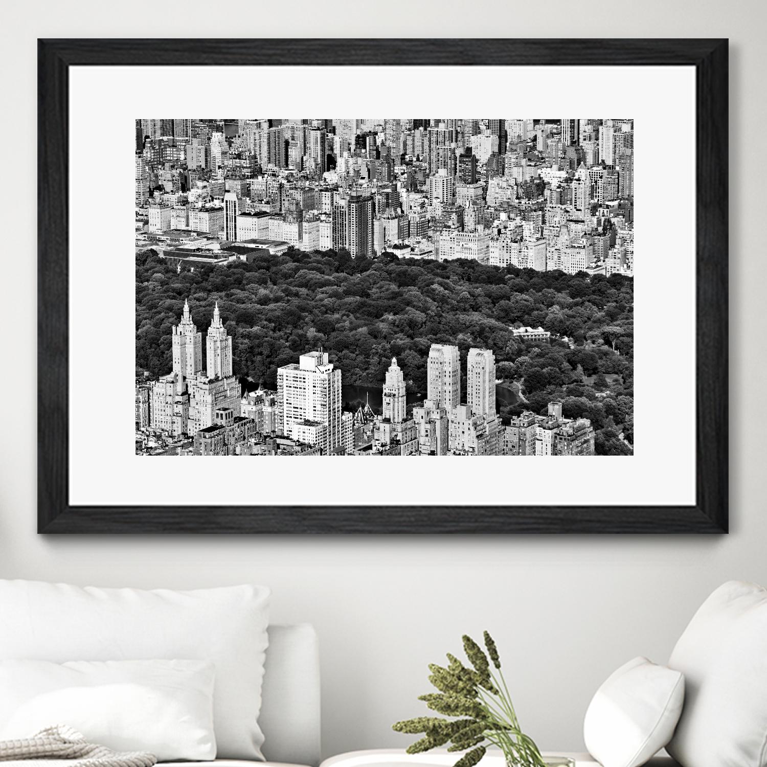 NYC Central Park by Daniel Stein on GIANT ART - white city scene
