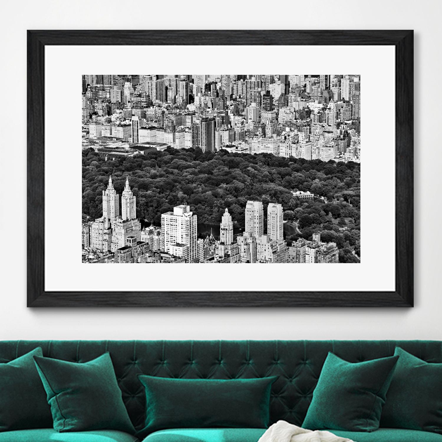 NYC Central Park by Daniel Stein on GIANT ART - white city scene